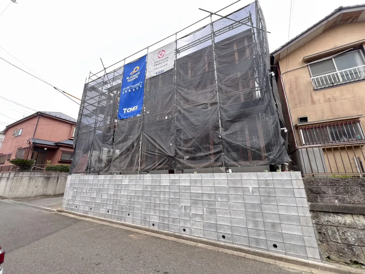 建築中(4.17撮影)