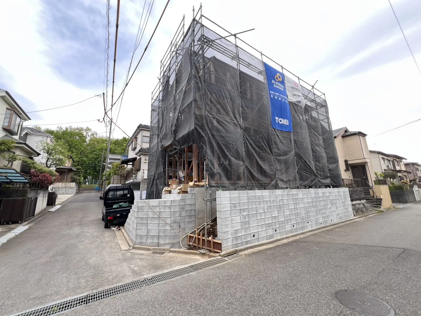 建築中(4.17撮影)