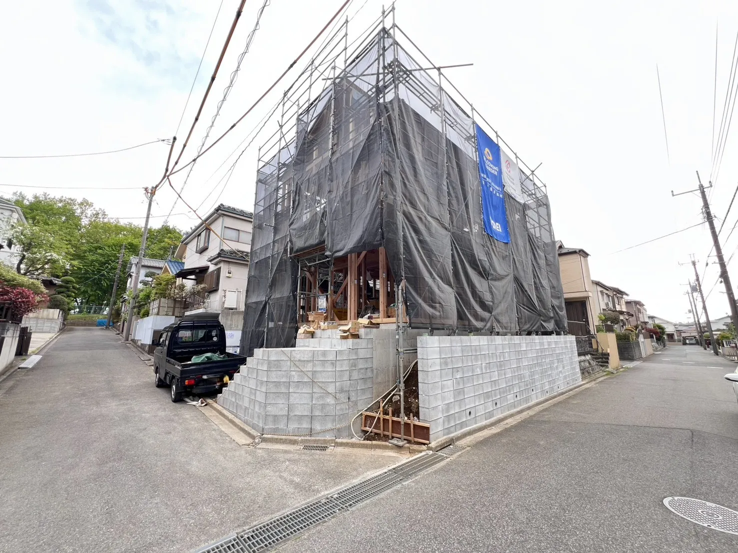 建築中(4.17撮影)