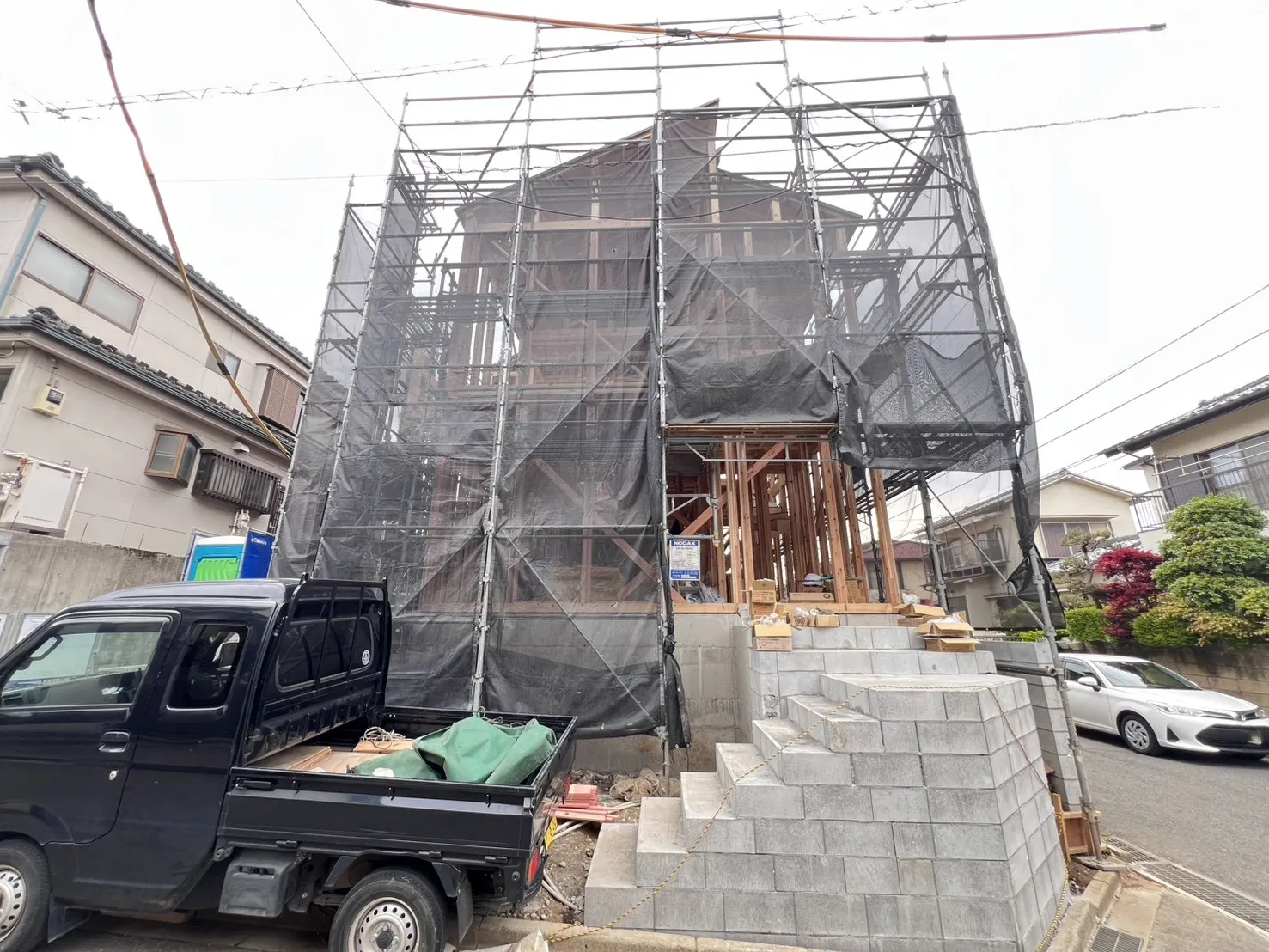 建築中(4.17撮影)