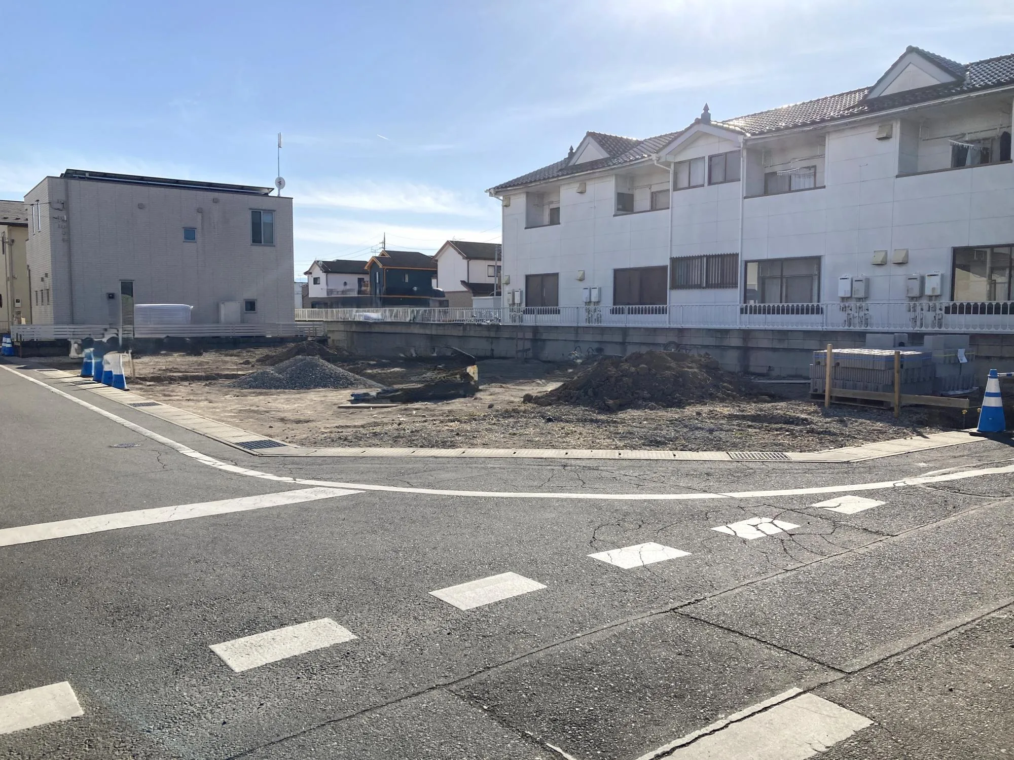 現地(2/21)造成工事中