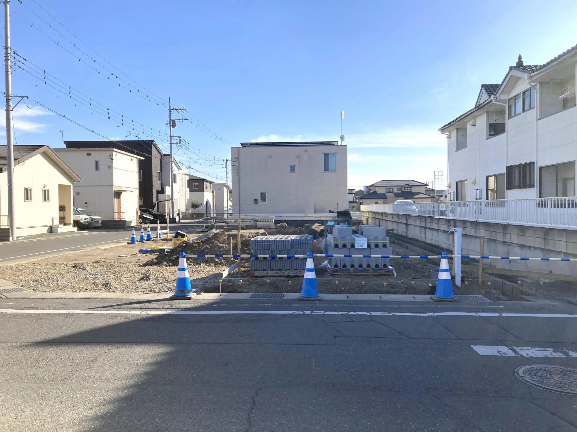 現地(2/21)造成工事中