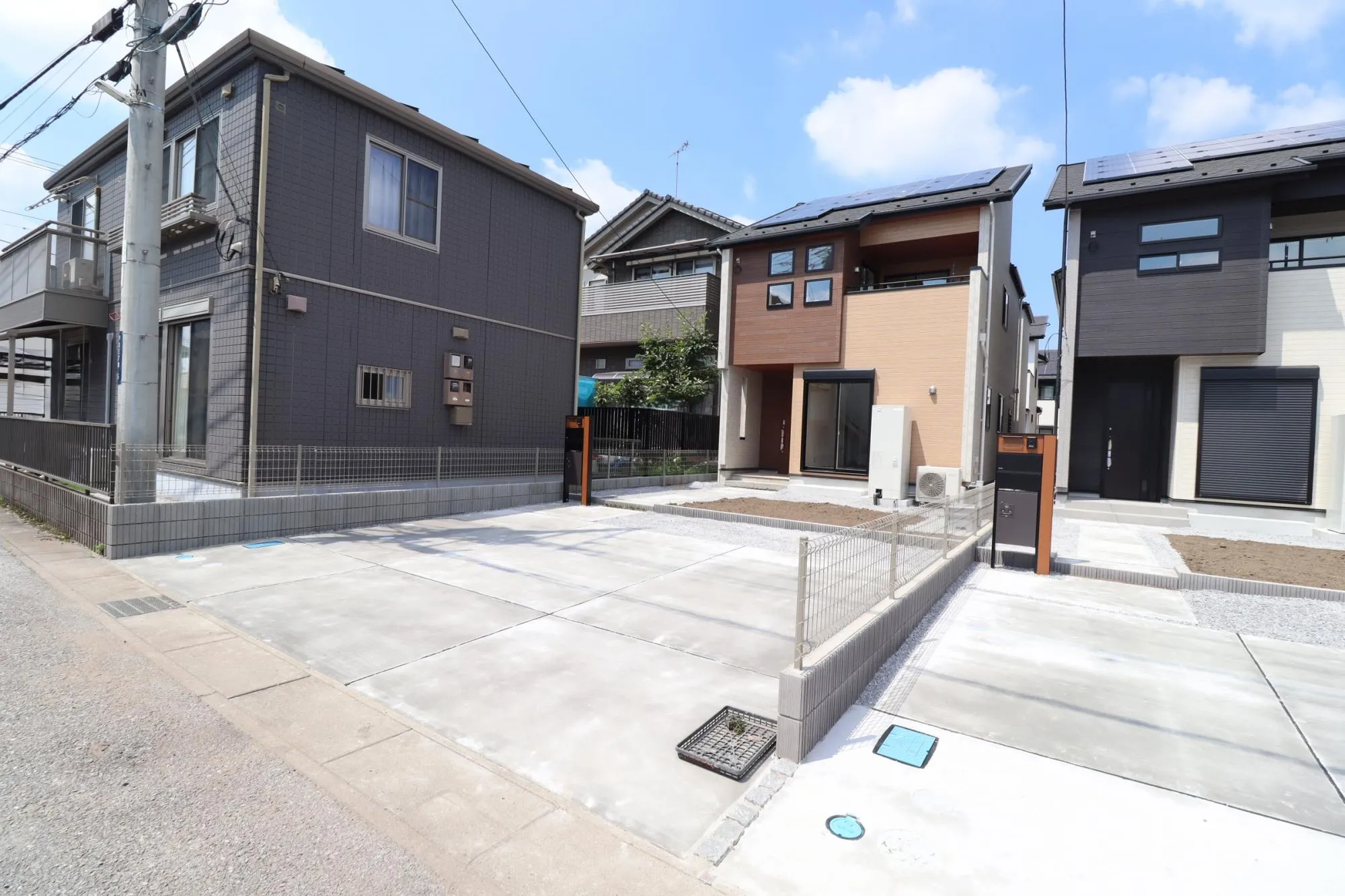 1号棟　前面道路含む現地