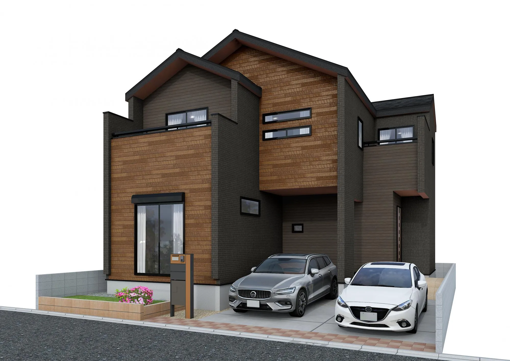 外観完成予想パース