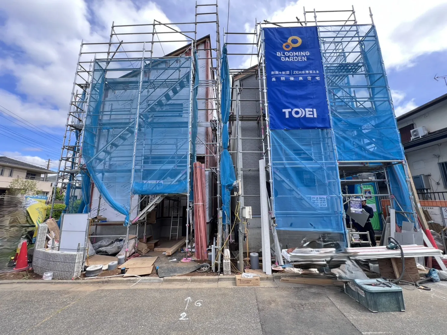 建築中(6.6撮影)