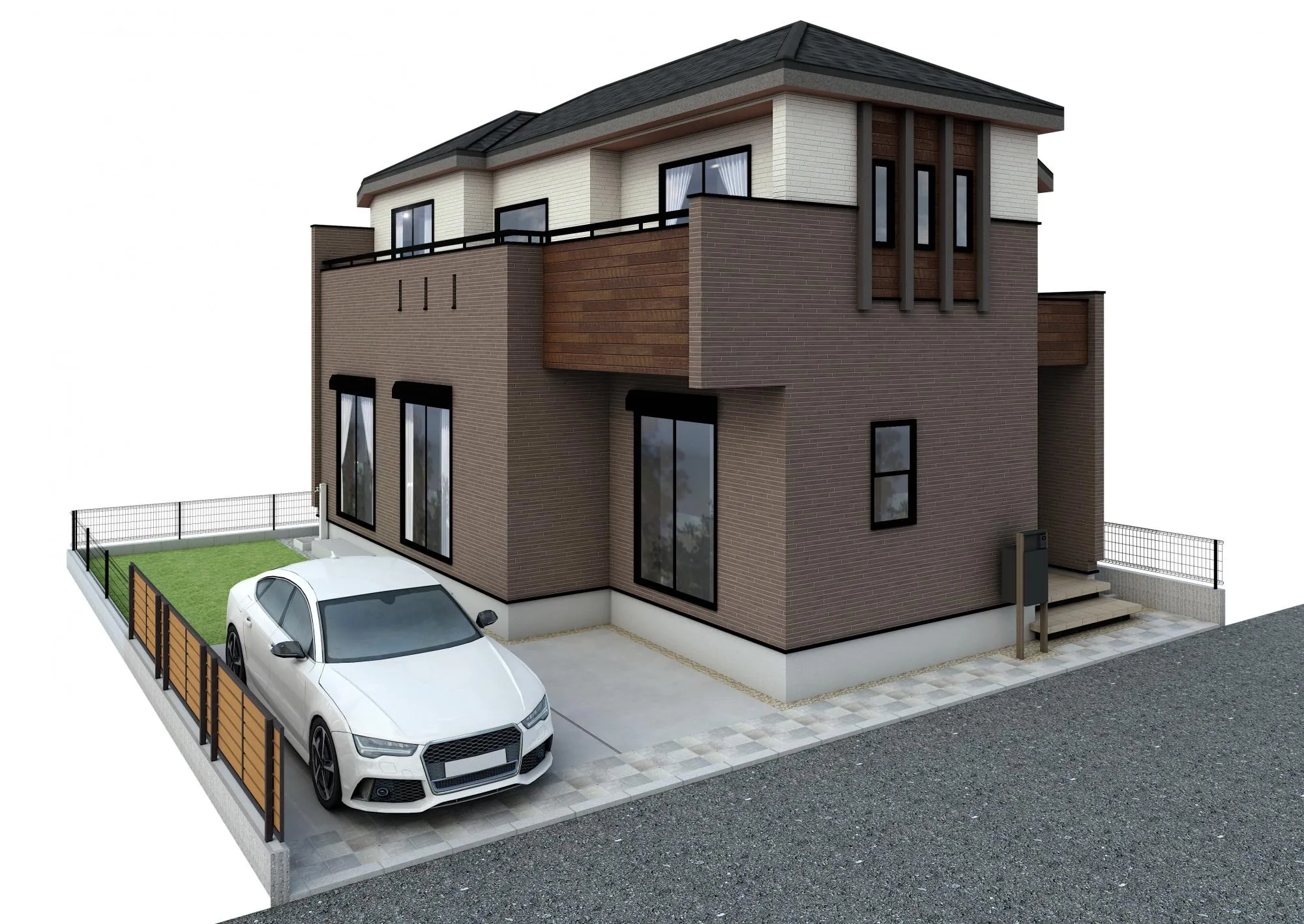 外観パース完成予想図
