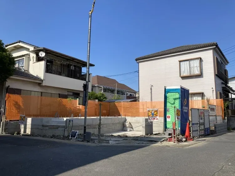 現在建築中の新築住宅です!これから素敵な住まいが完成するのが楽しみですね☆