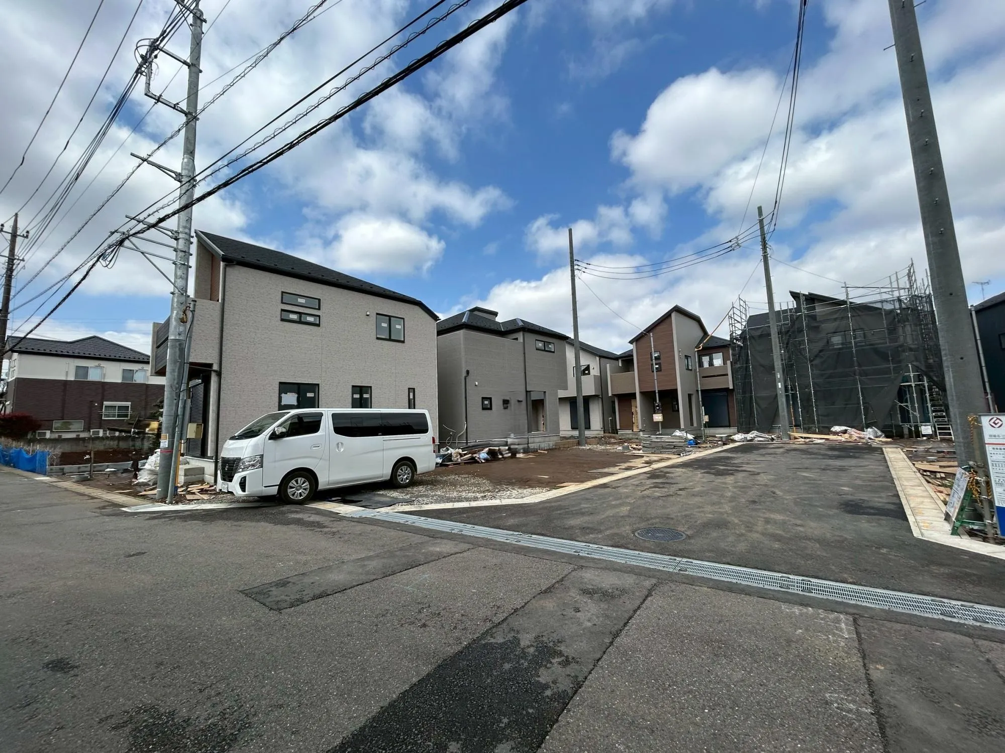 【2.3.4.5号棟】足場ばれました