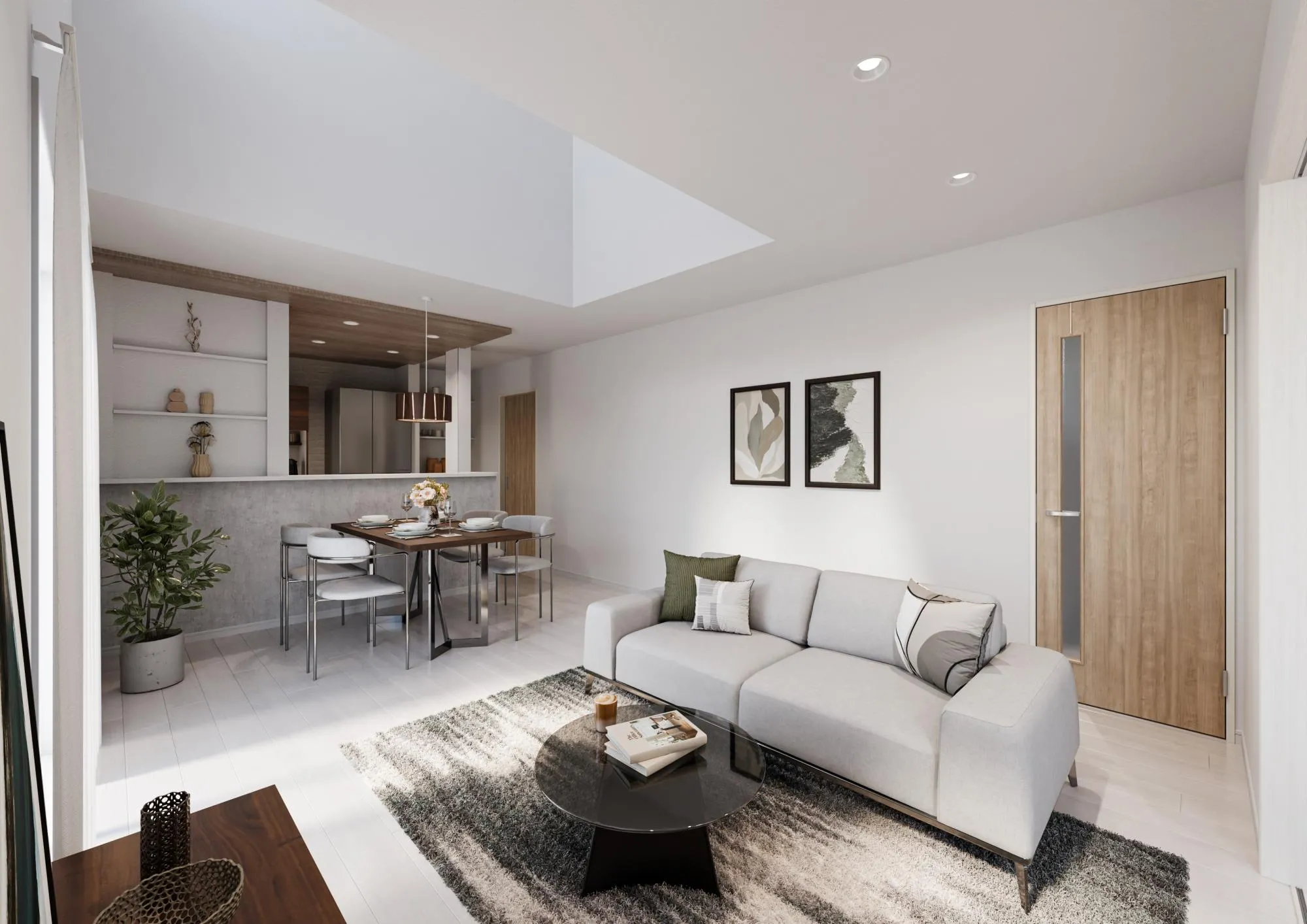 完成予想図(3号棟LDK)