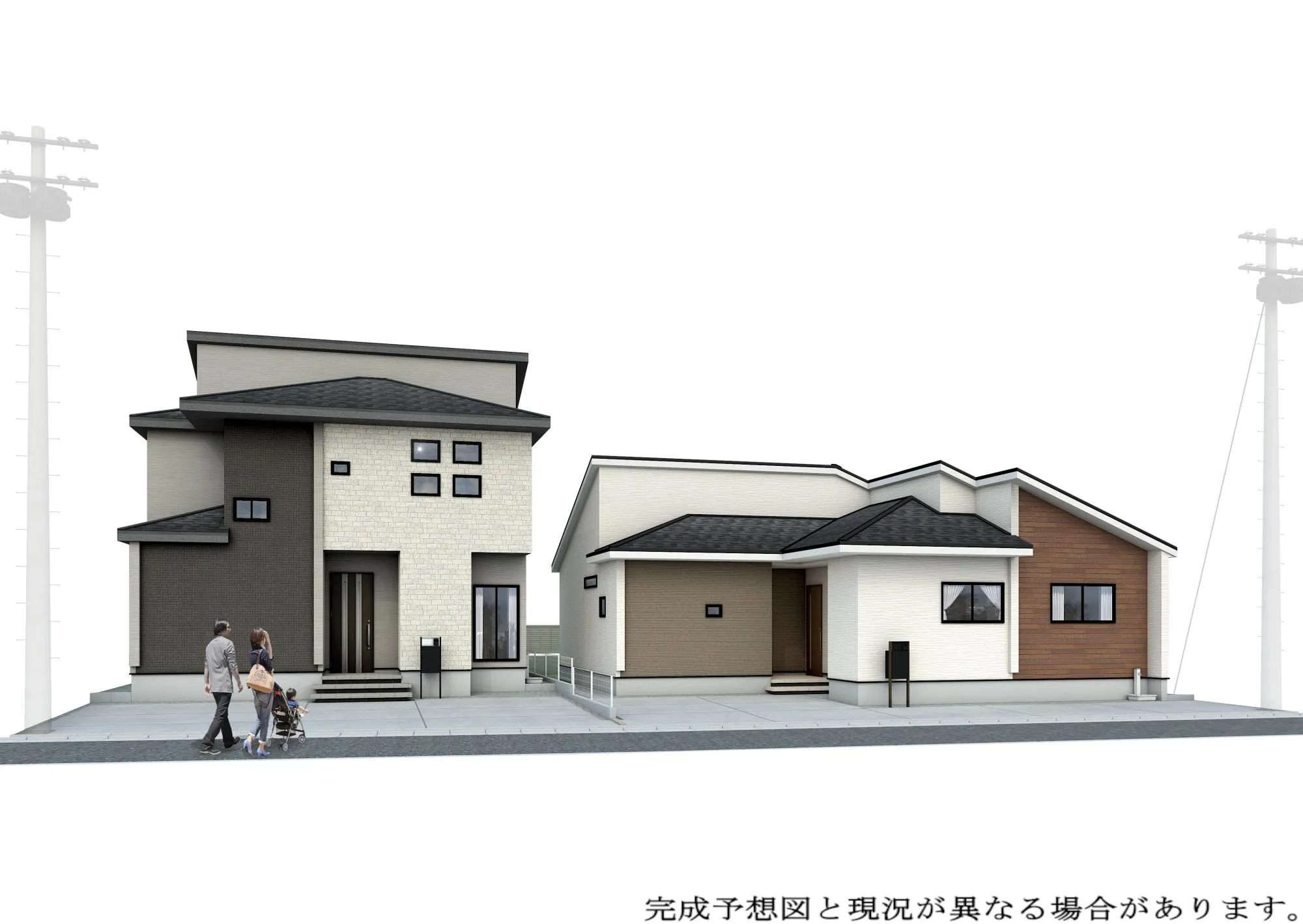 【外観完成予想図】