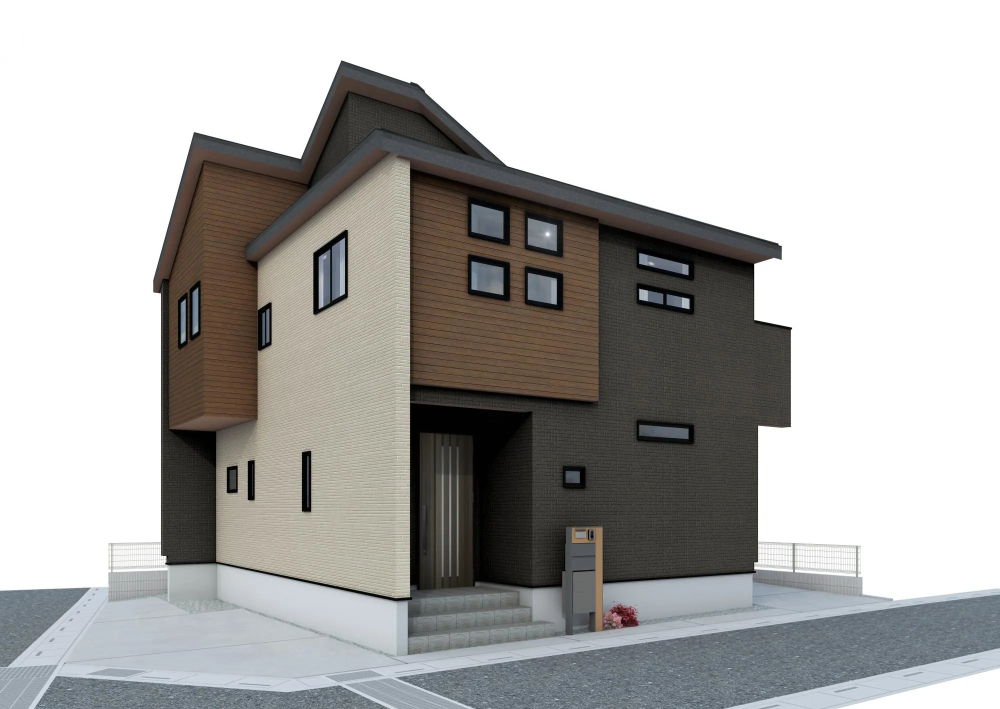 ◇外観パース①号棟