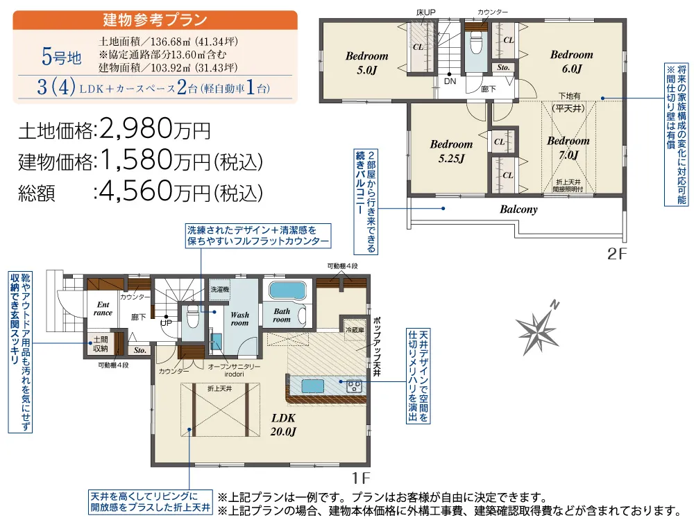 5区画