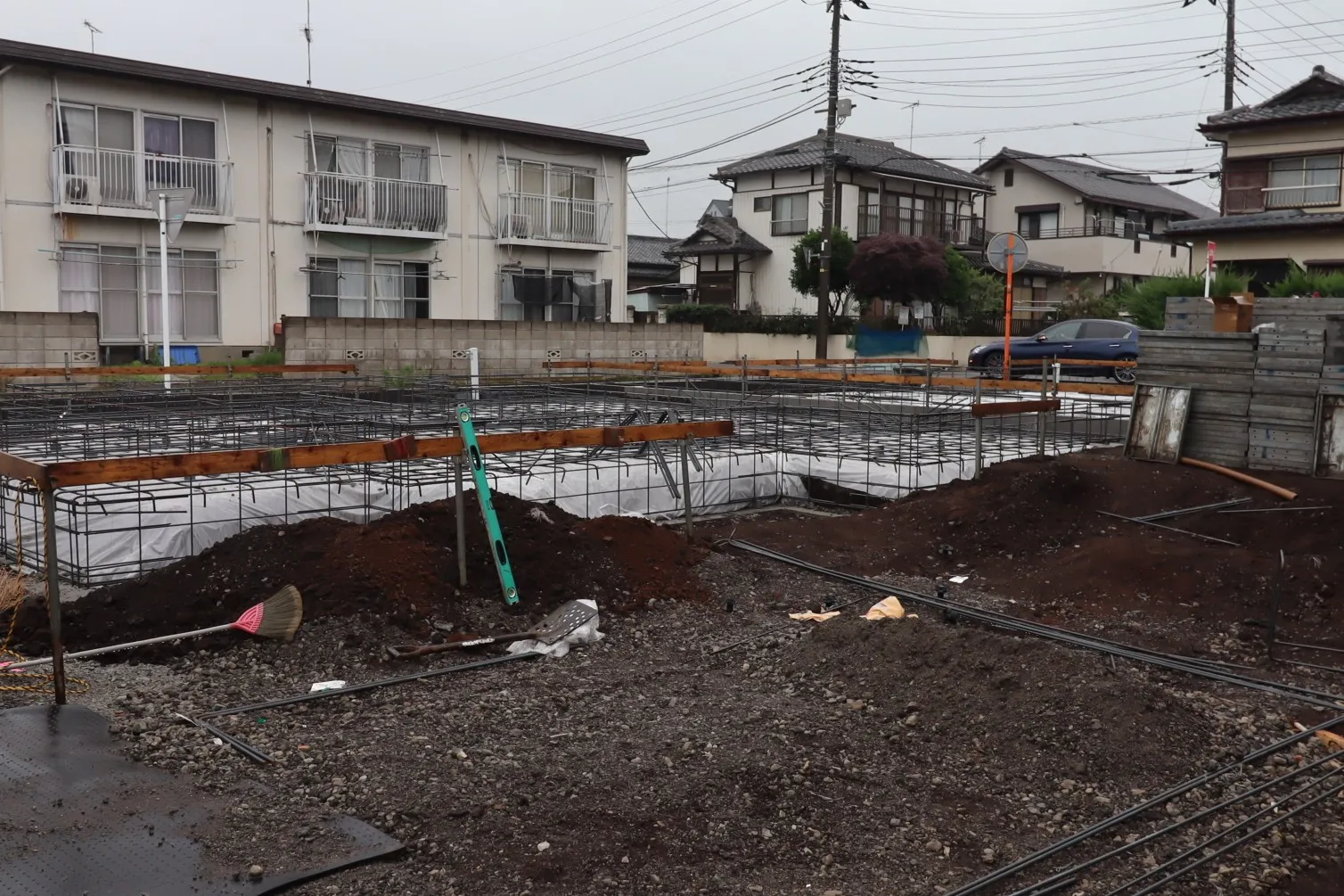 現地写真(基礎工事中)