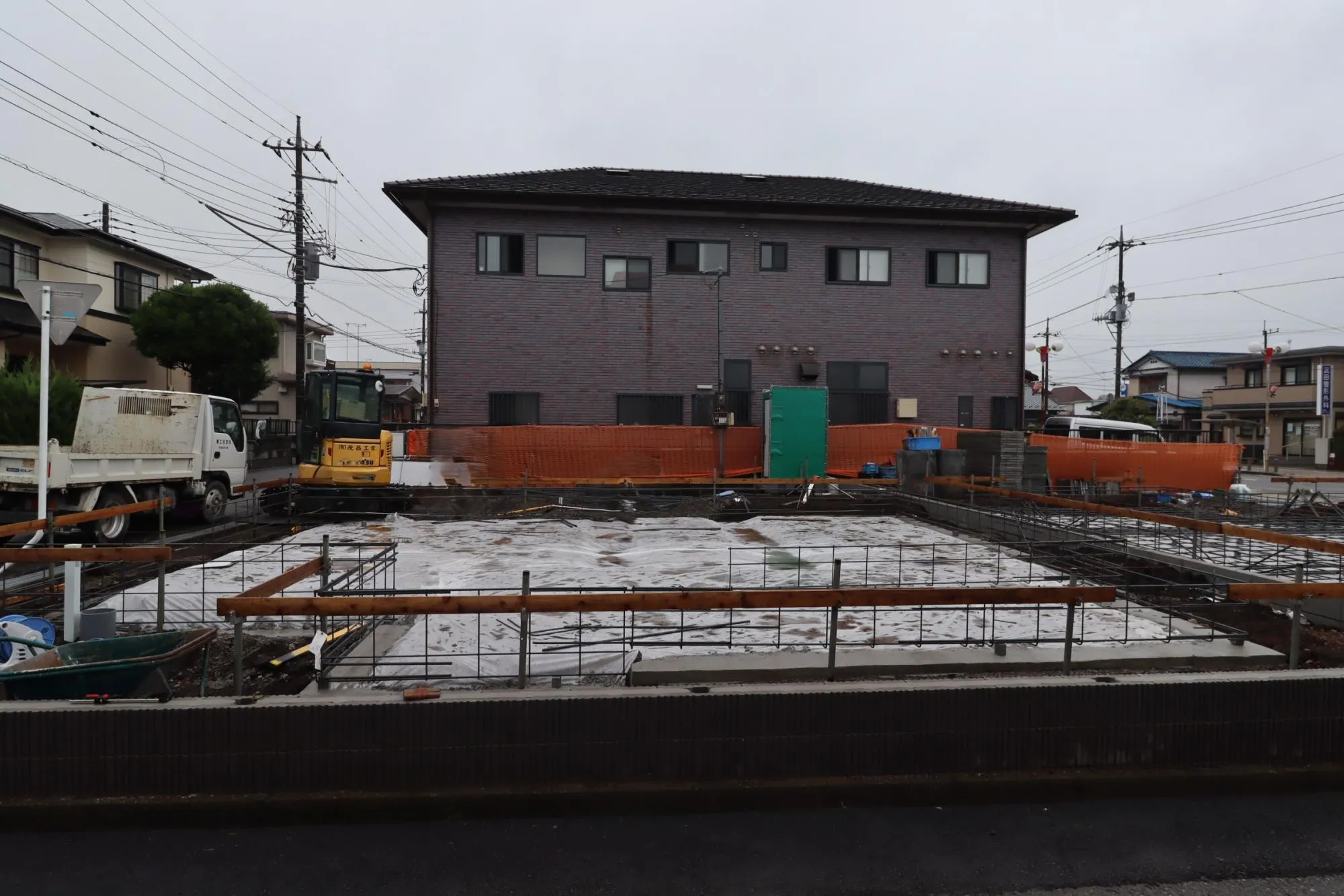 現地写真(基礎工事中)