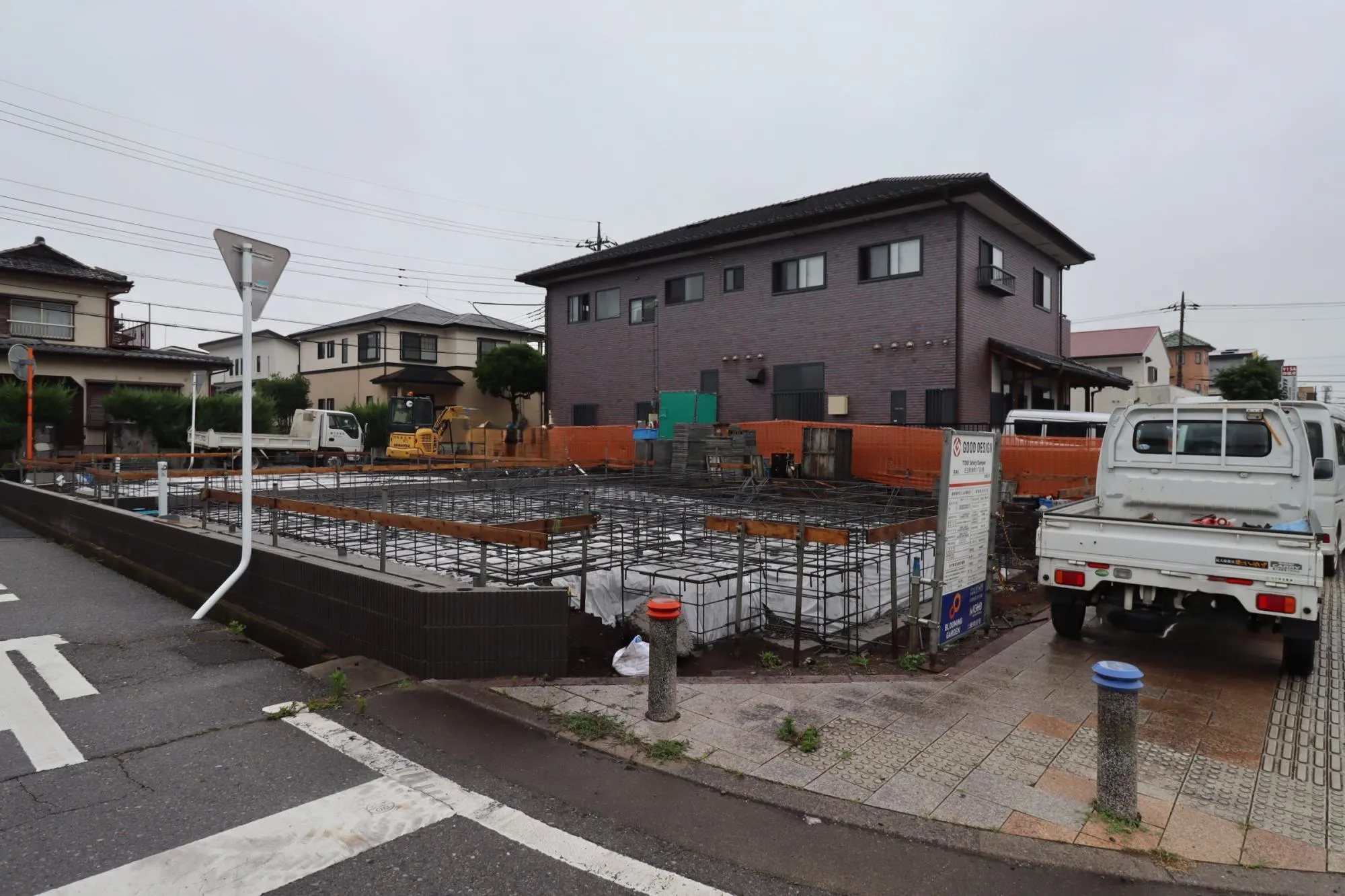 現地写真(基礎工事中)
