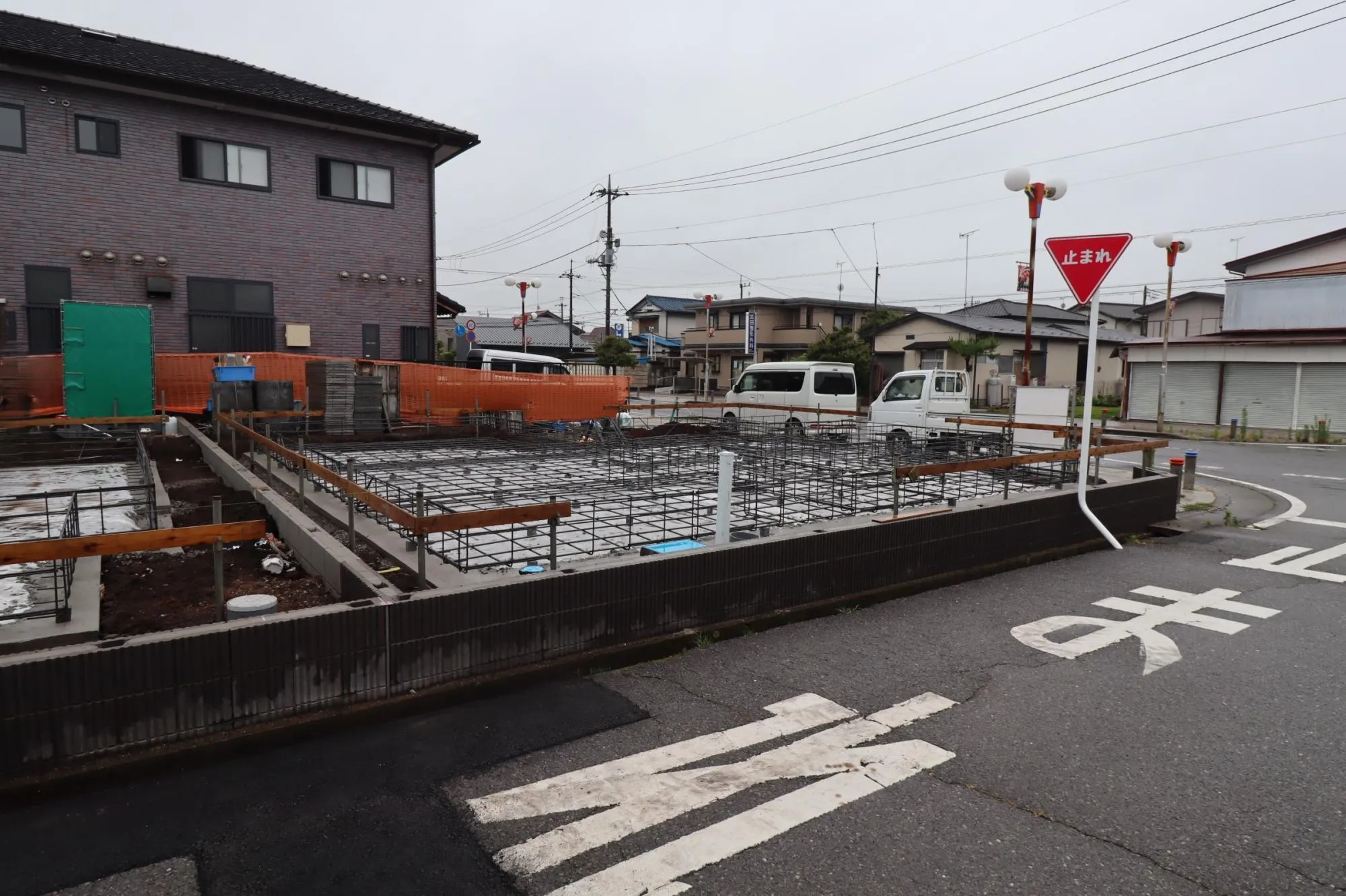 現地写真(基礎工事中)