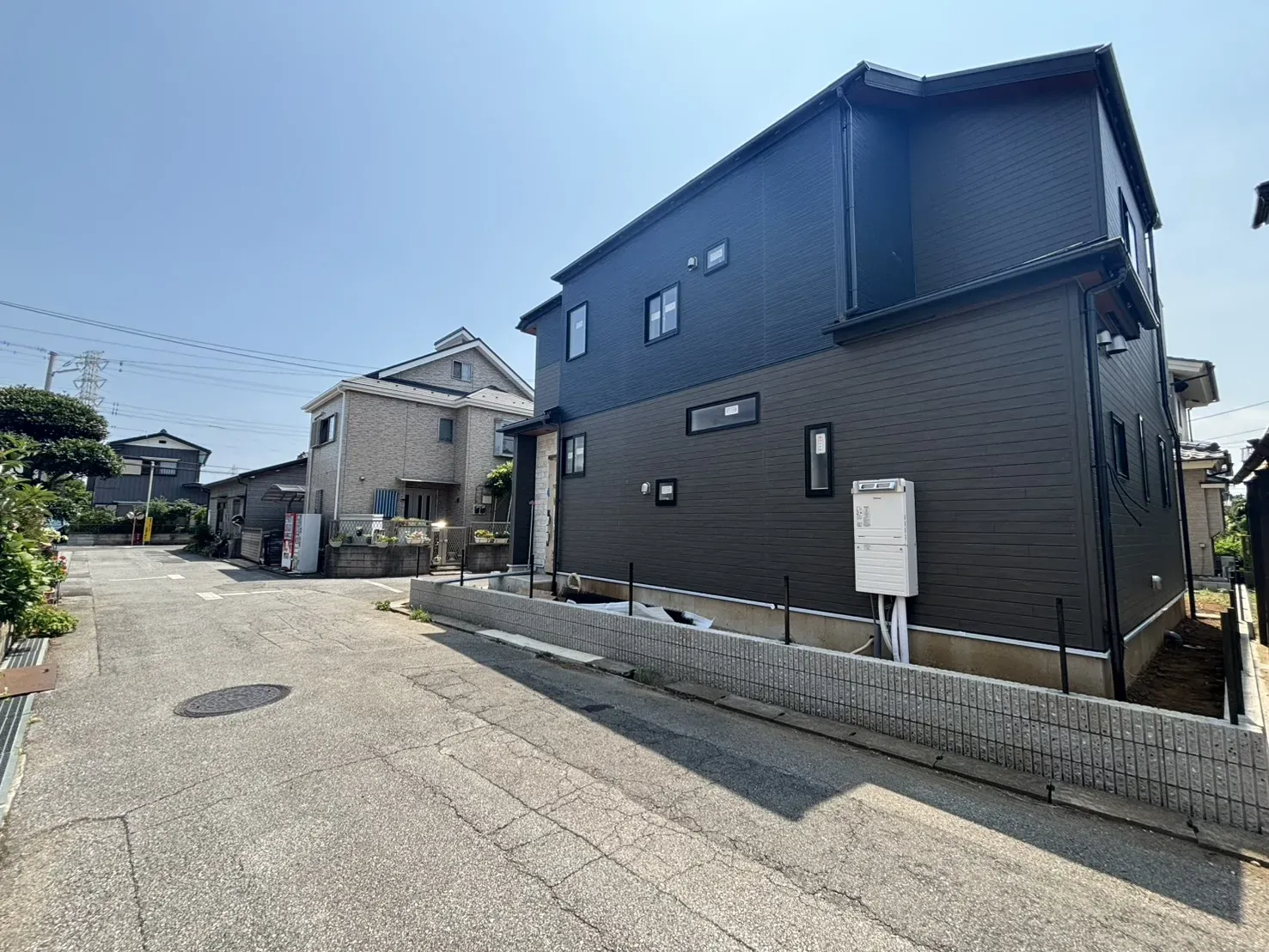 前面道路含む現地写真(8/2撮影)