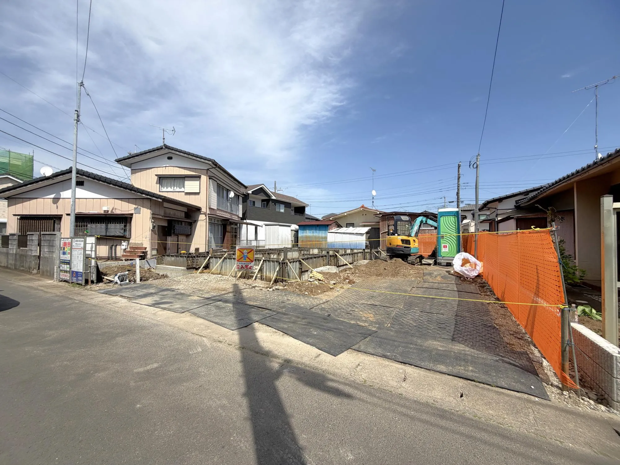基礎工事中