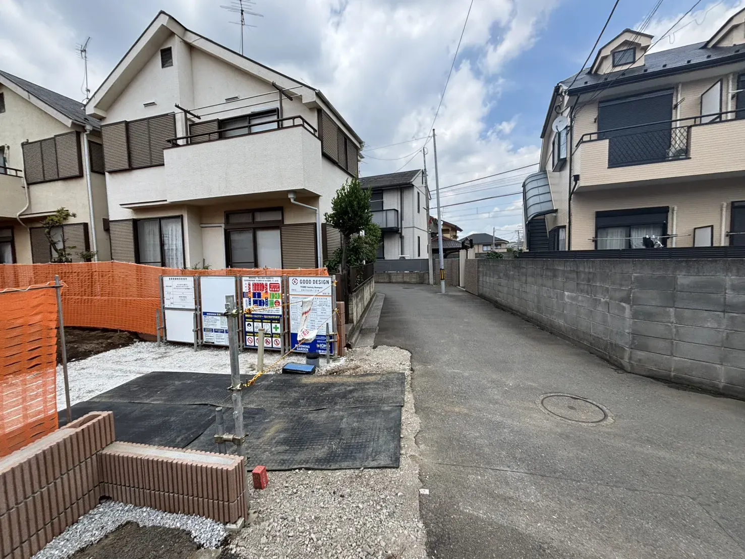 前面道路写真(6.19撮影)