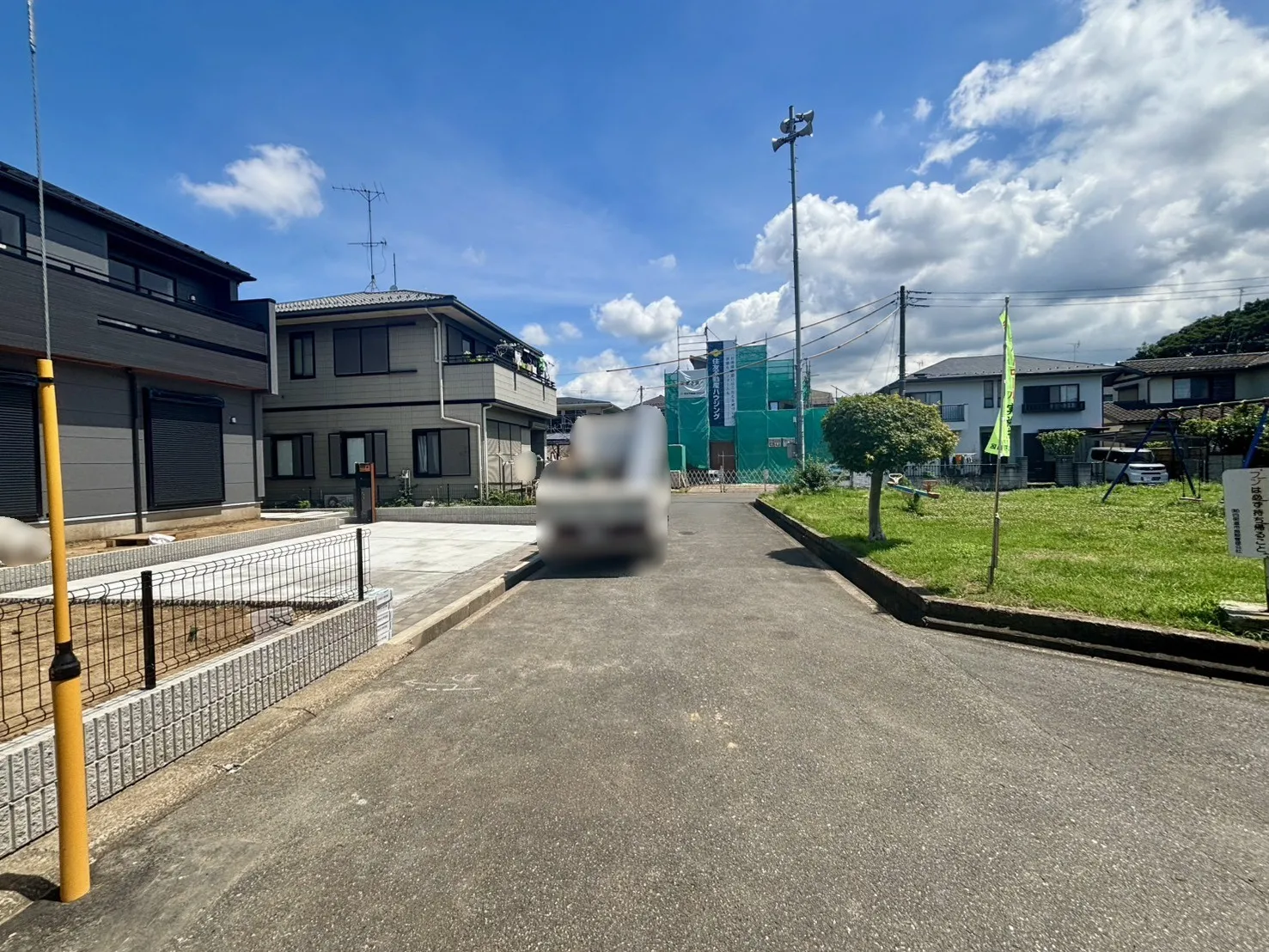 前面道路含む現地写真(7/19撮影)
