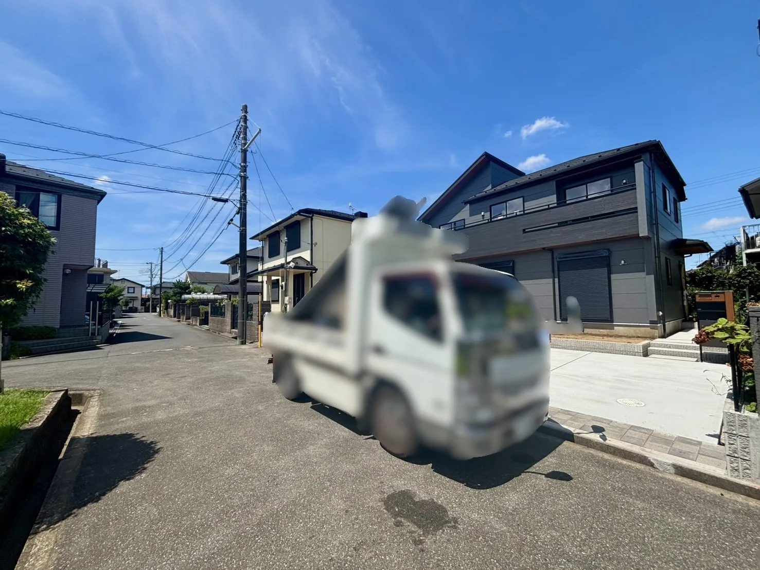 前面道路含む現地写真(7/19撮影)
