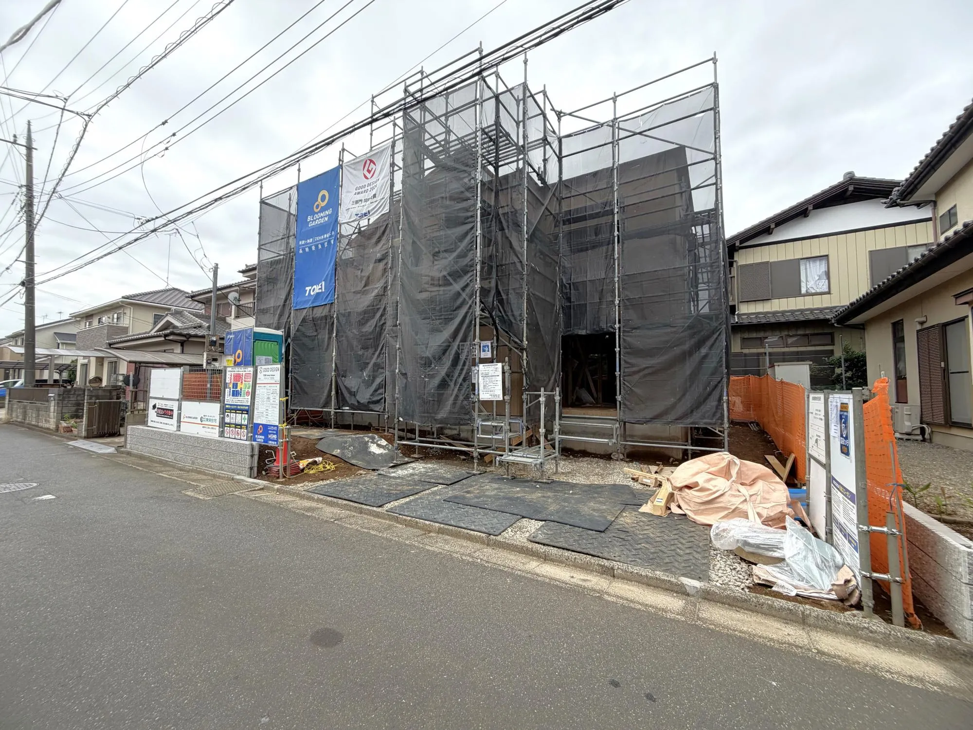 上棟しました