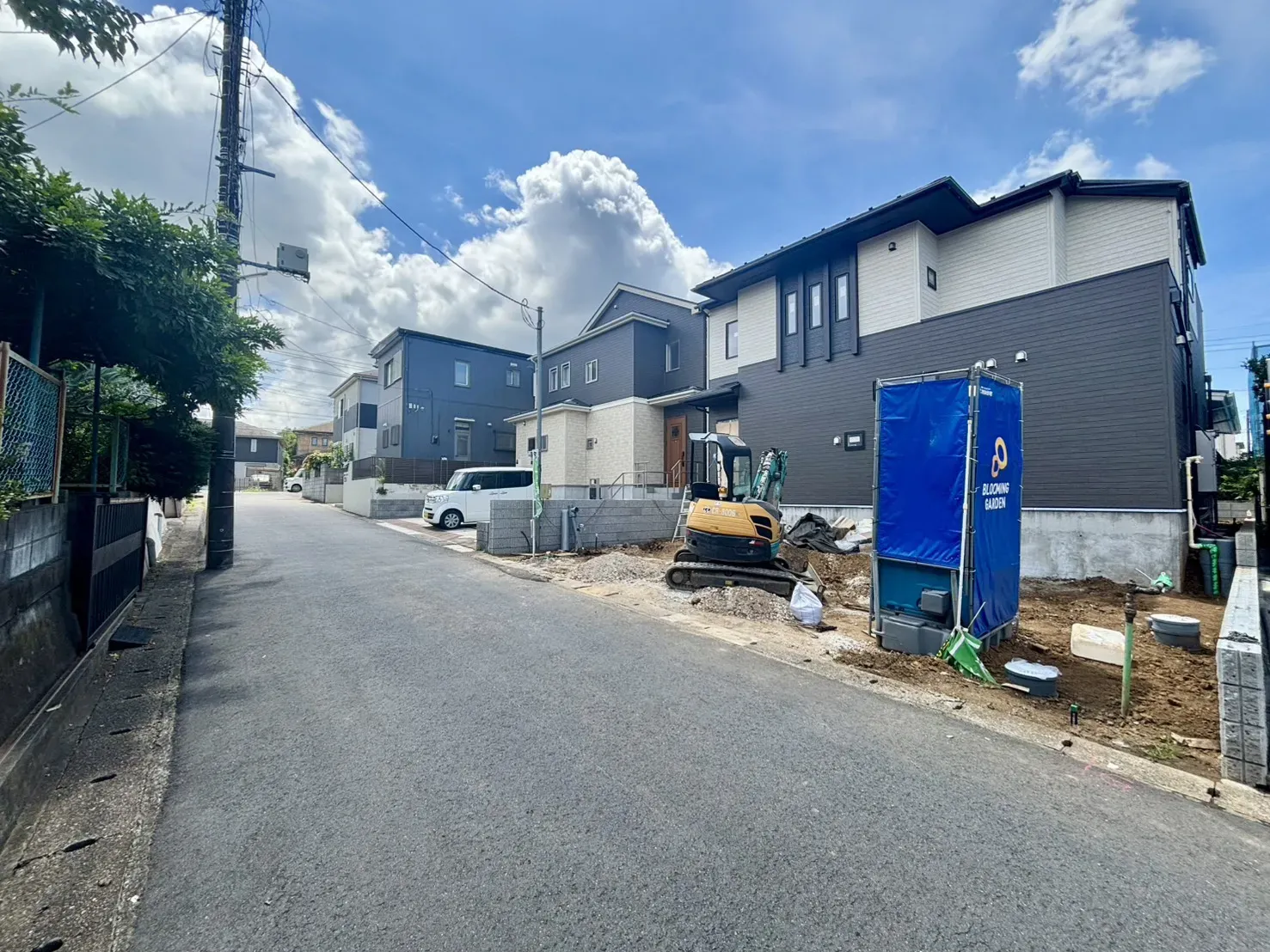前面道路含む現地写真(7/19撮影)