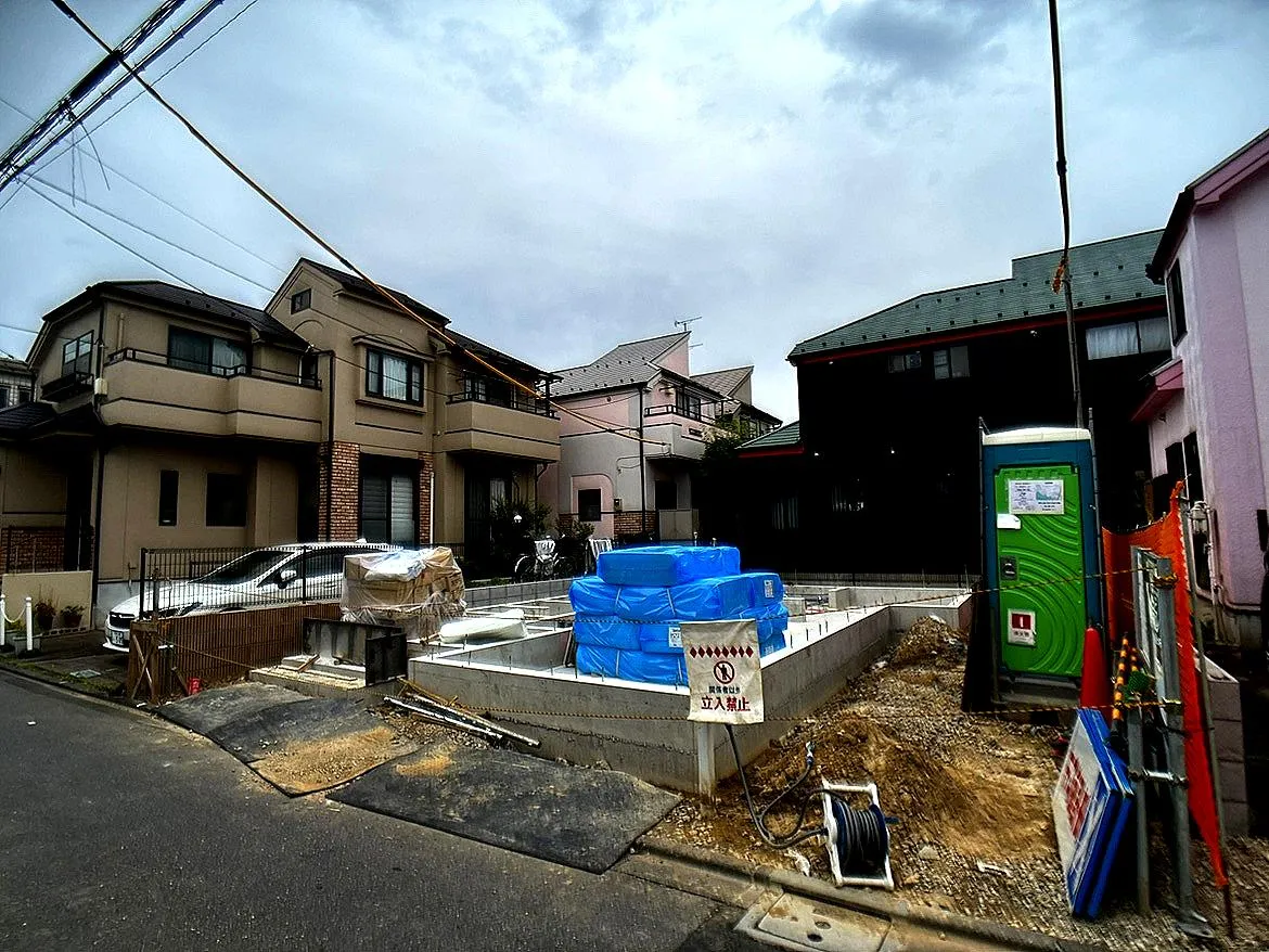基礎着工写真