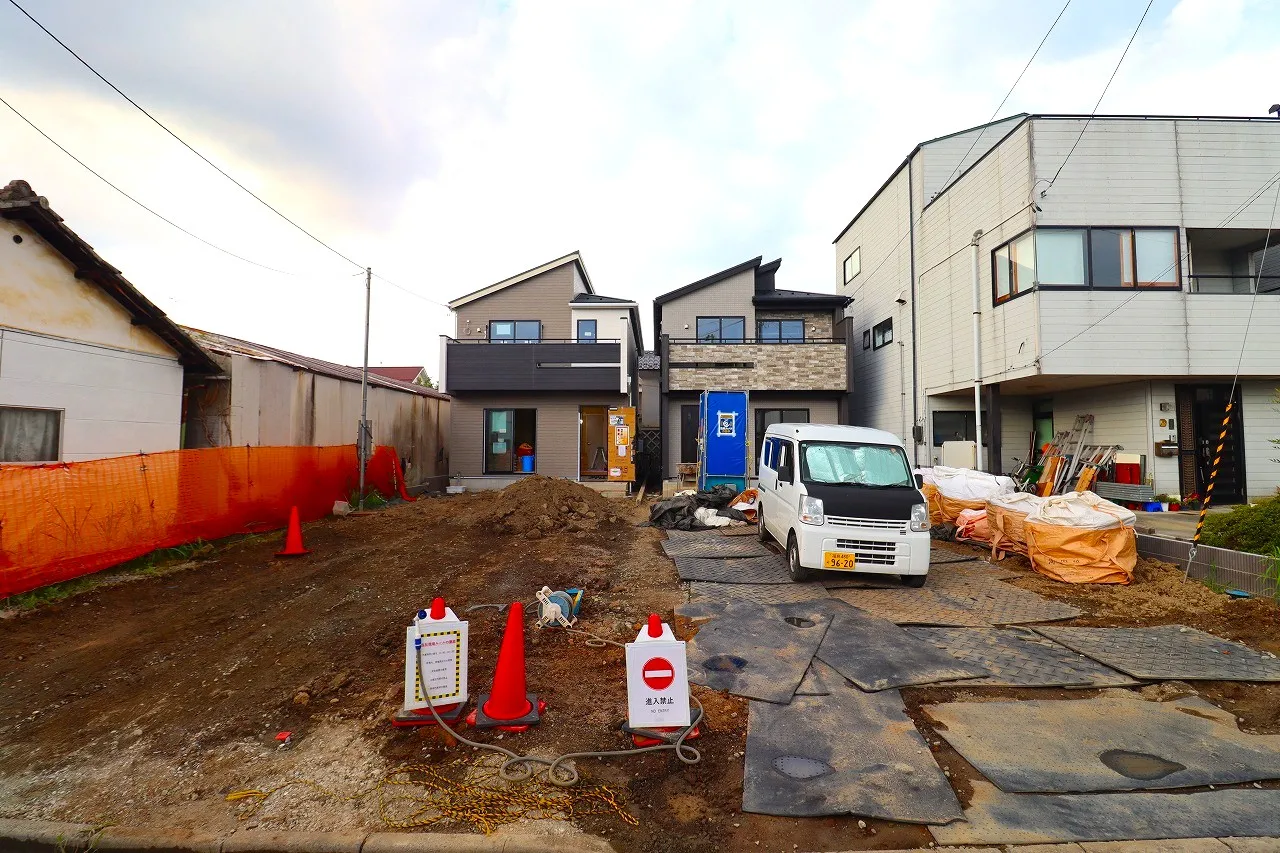 【現地写真　足場ばれ】