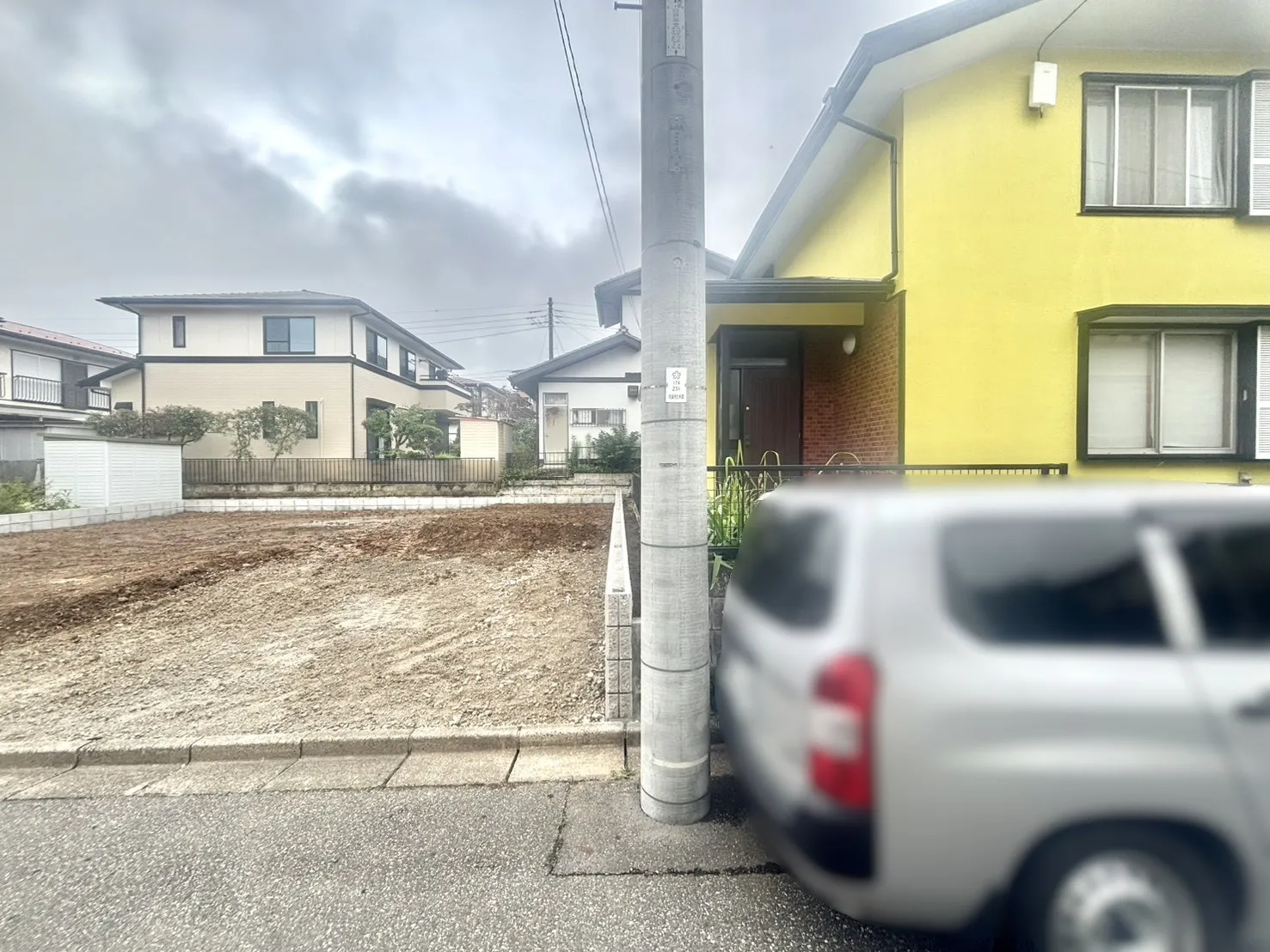 前面道路含む現地写真(6/21撮影)
