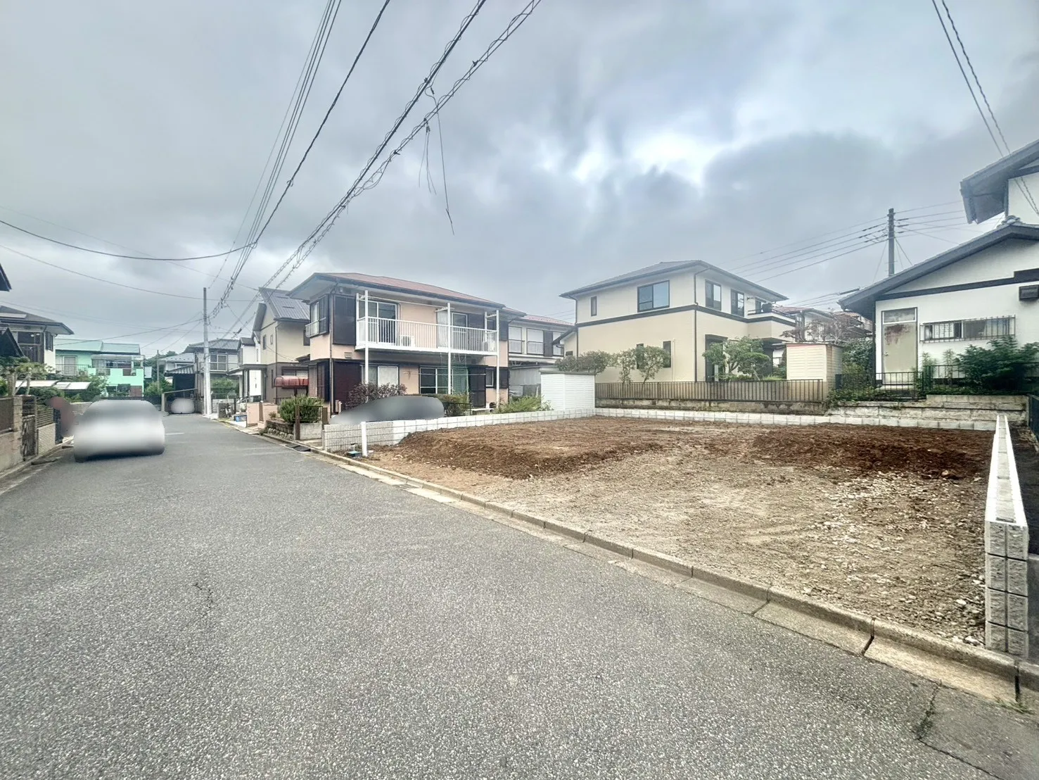 前面道路含む現地写真(6/21撮影)