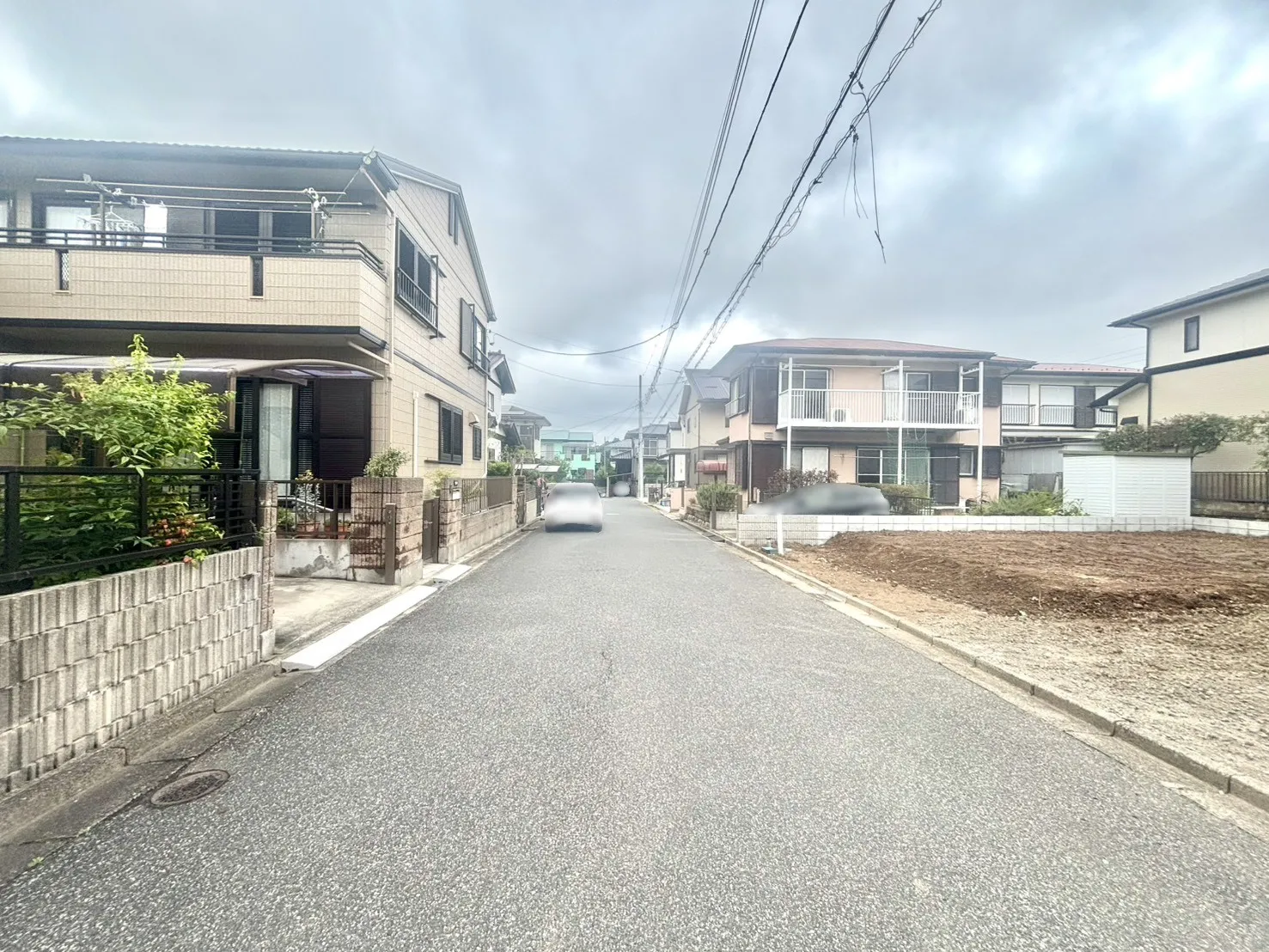 前面道路含む現地写真(6/21撮影)
