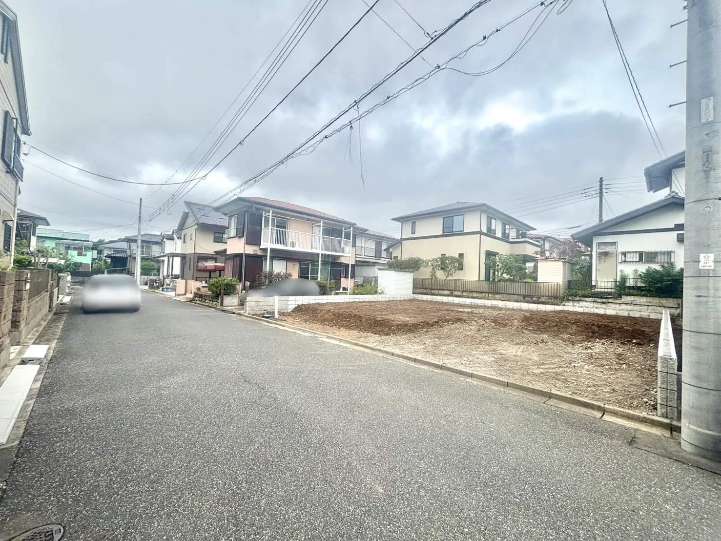 前面道路含む現地写真(6/21撮影)