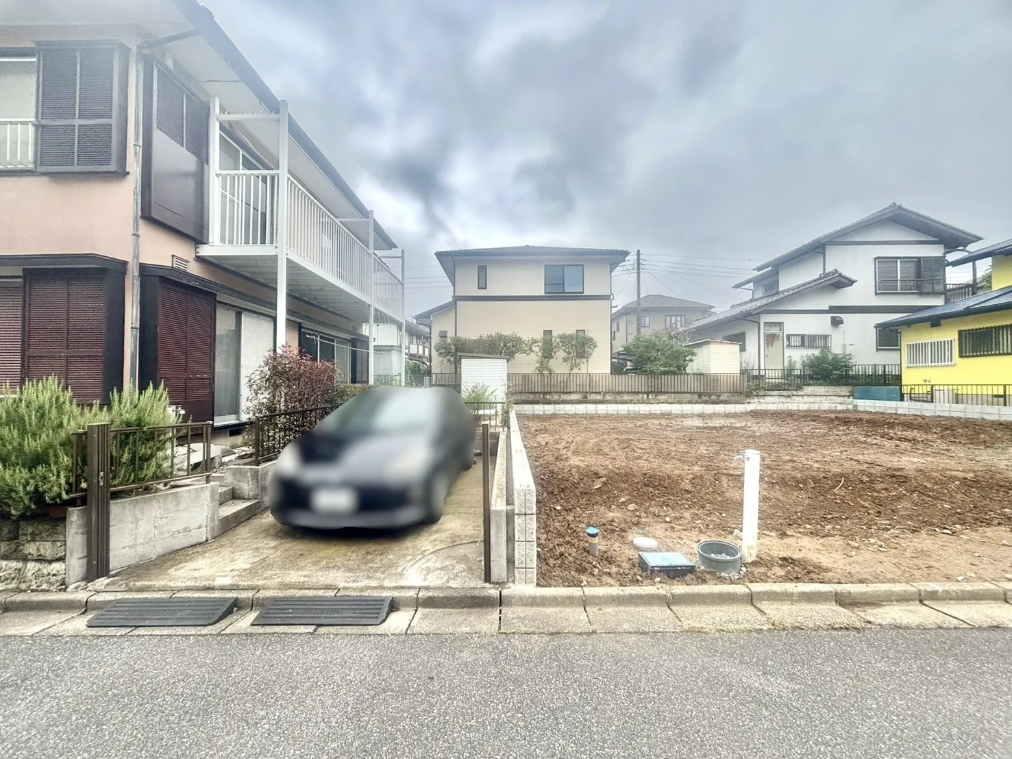 前面道路含む現地写真(6/21撮影)