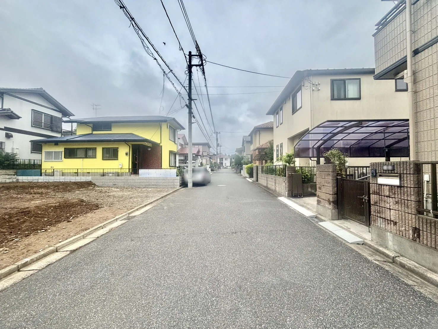 前面道路含む現地写真(6/21撮影)