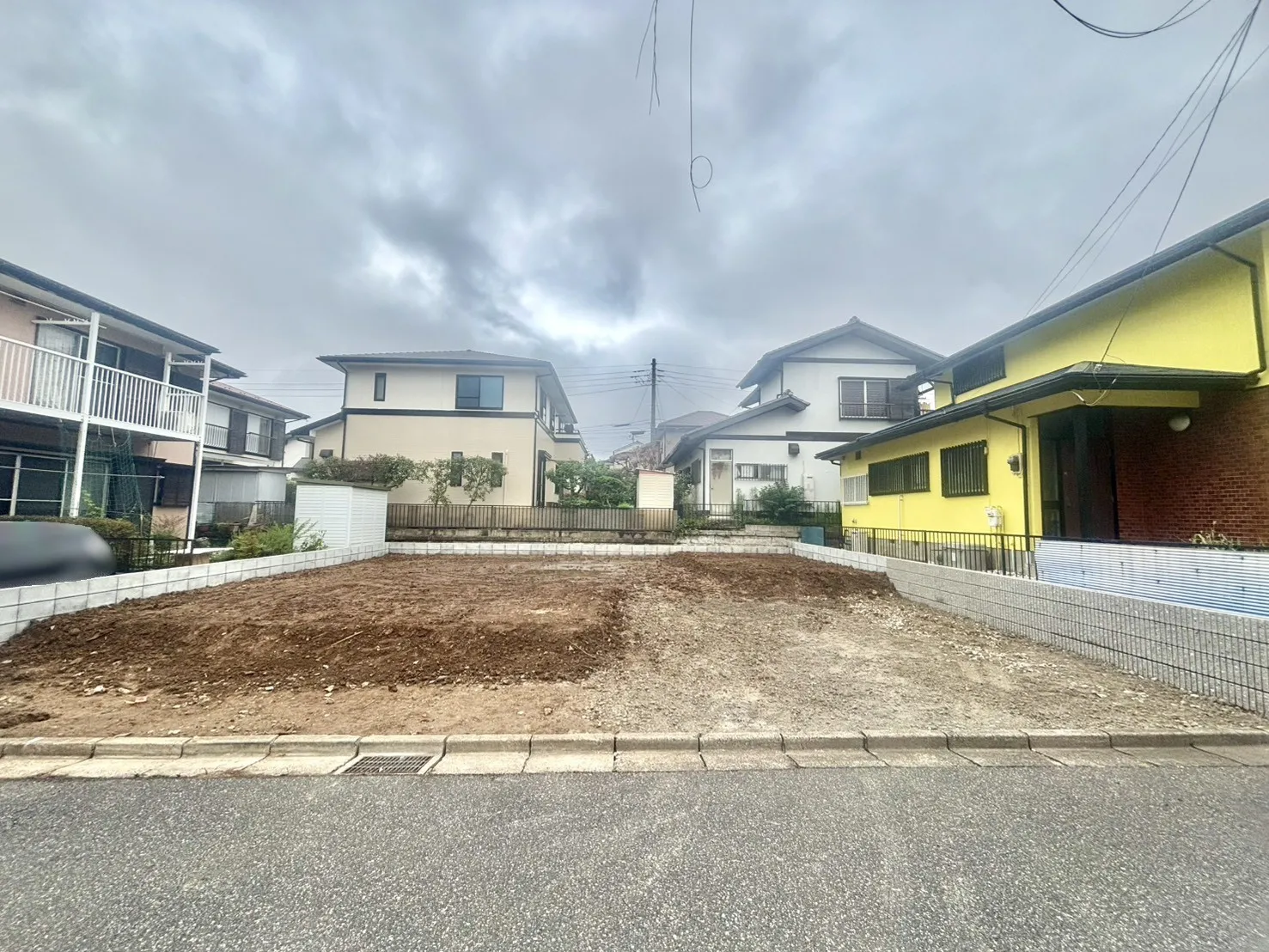 前面道路含む現地写真(6/21撮影)
