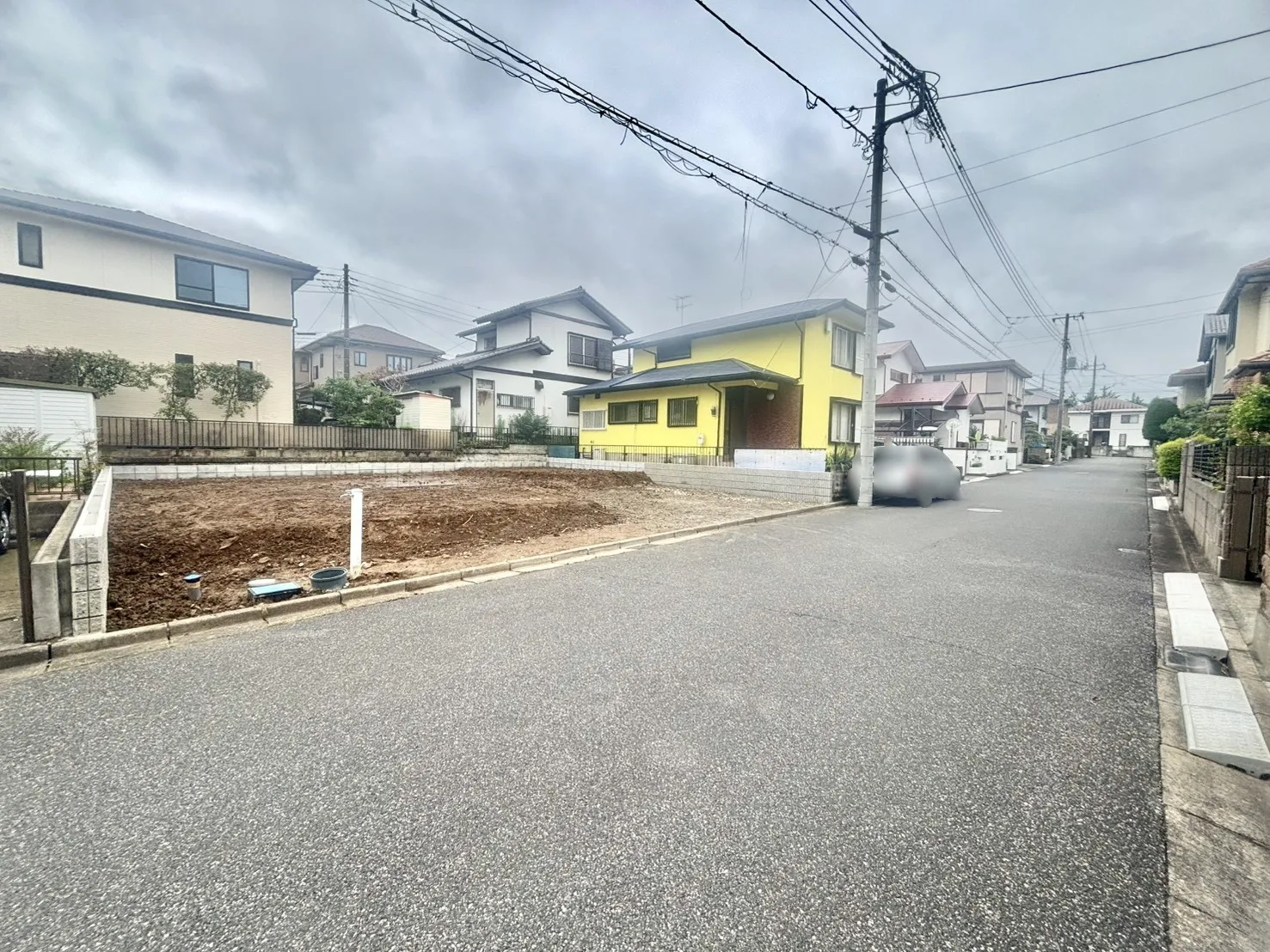 前面道路含む現地写真(6/21撮影)