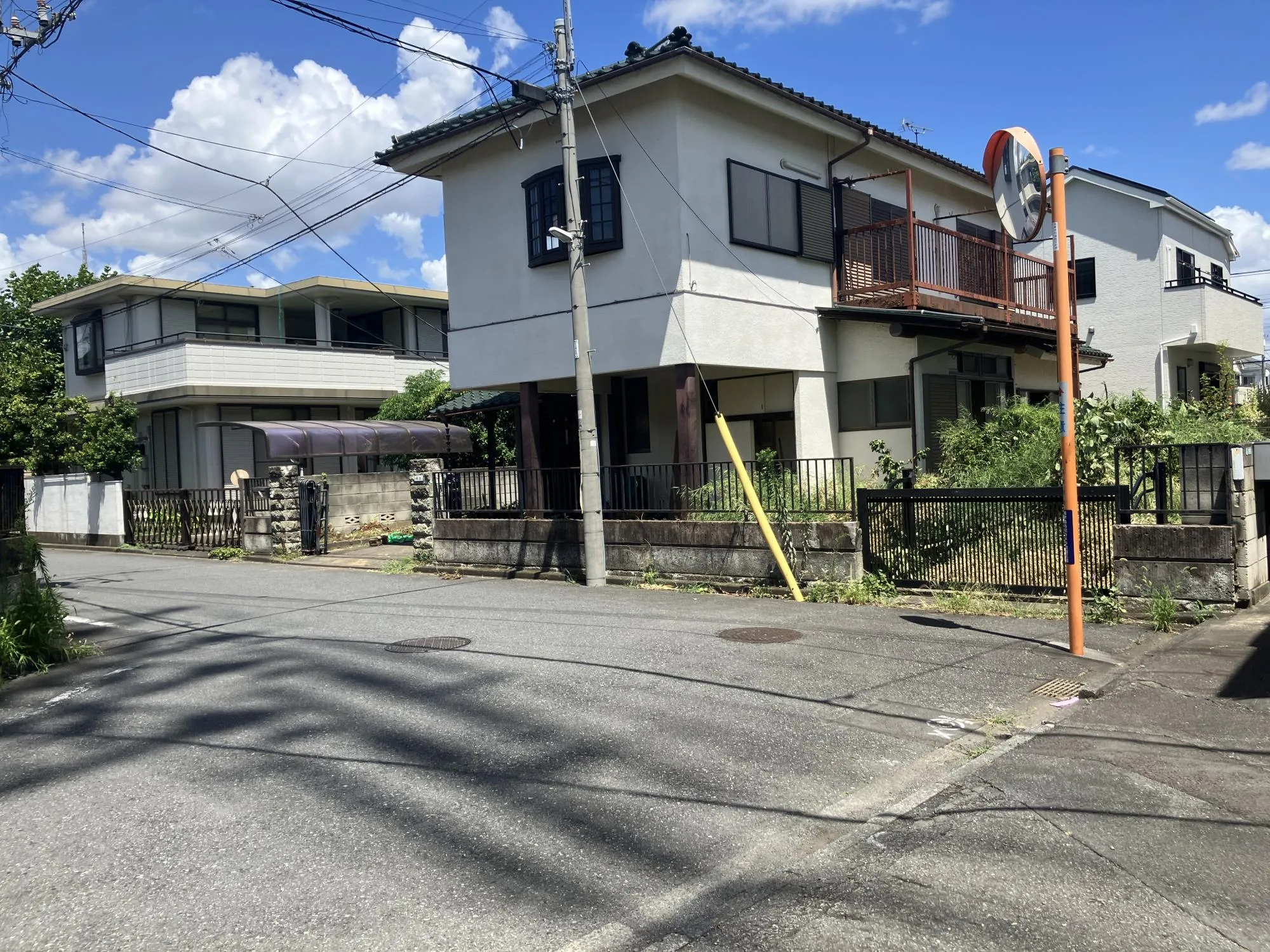 前面道路③(2026年8月7日撮影)