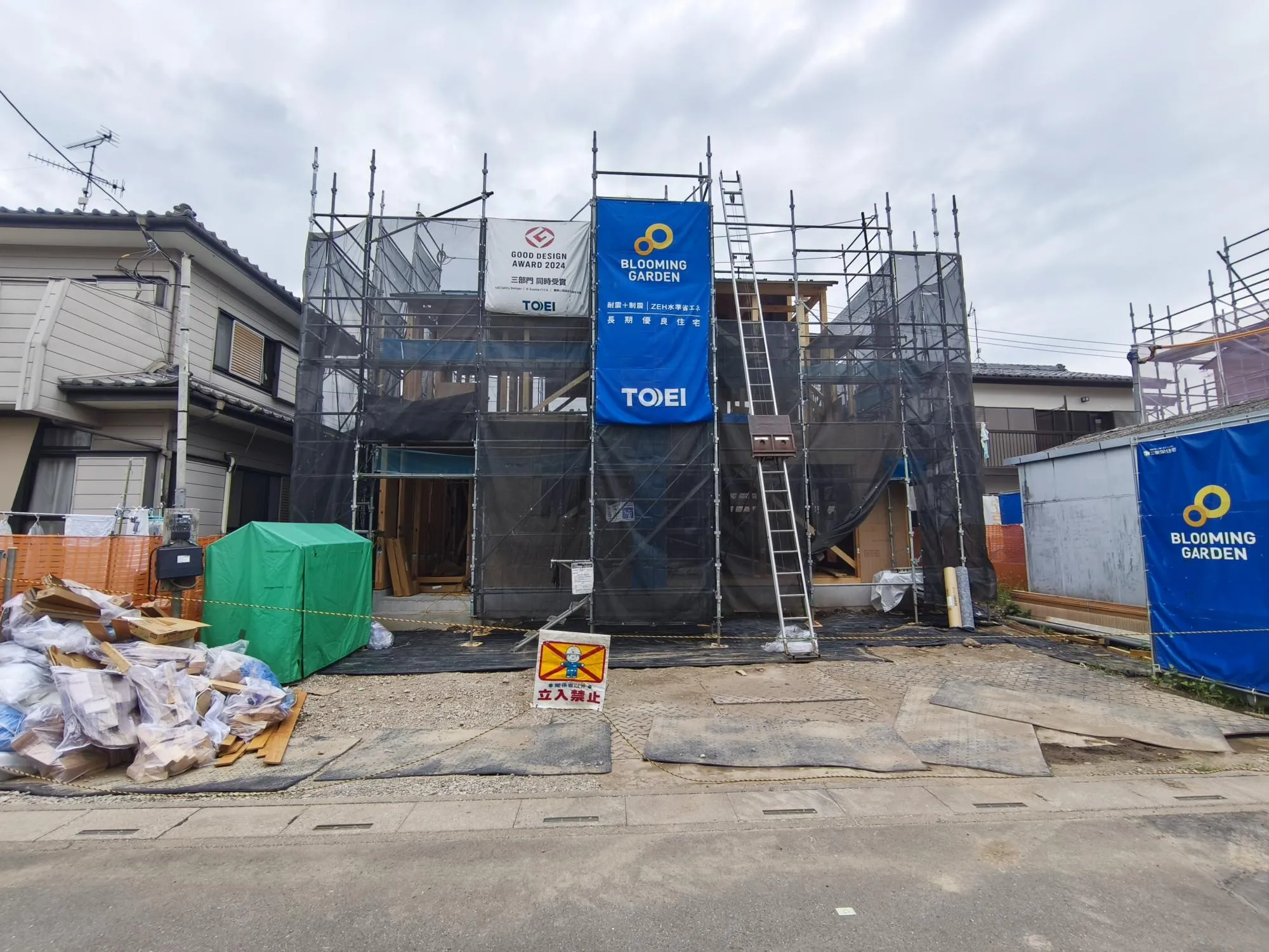 上棟しました!7月撮影