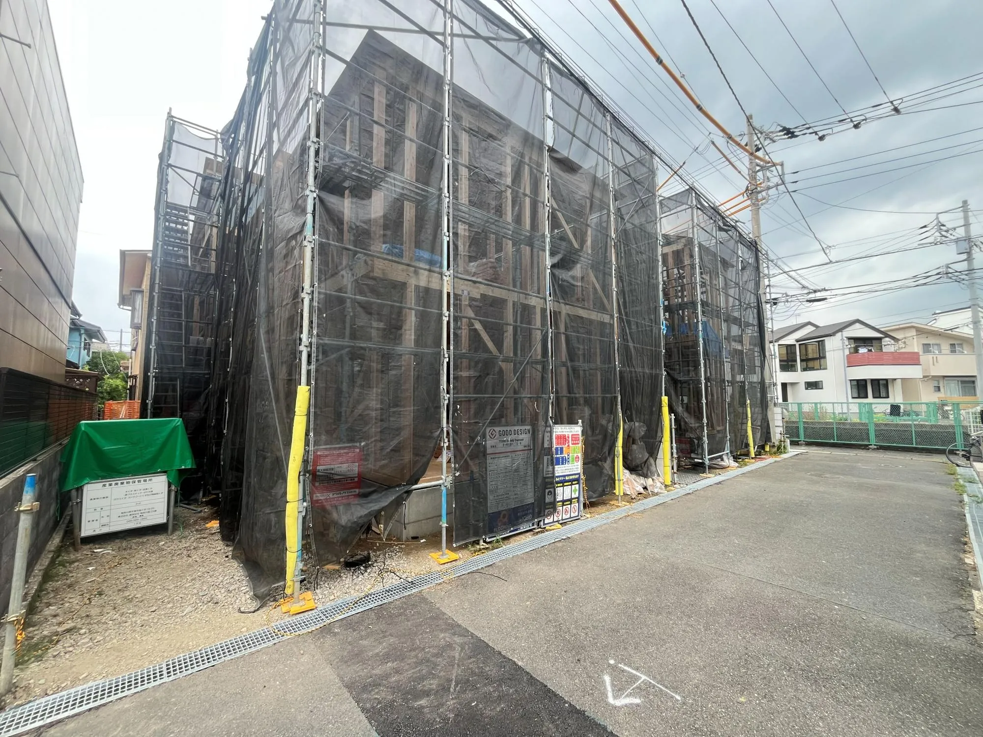 開放感のある現地はゆったりとしております。