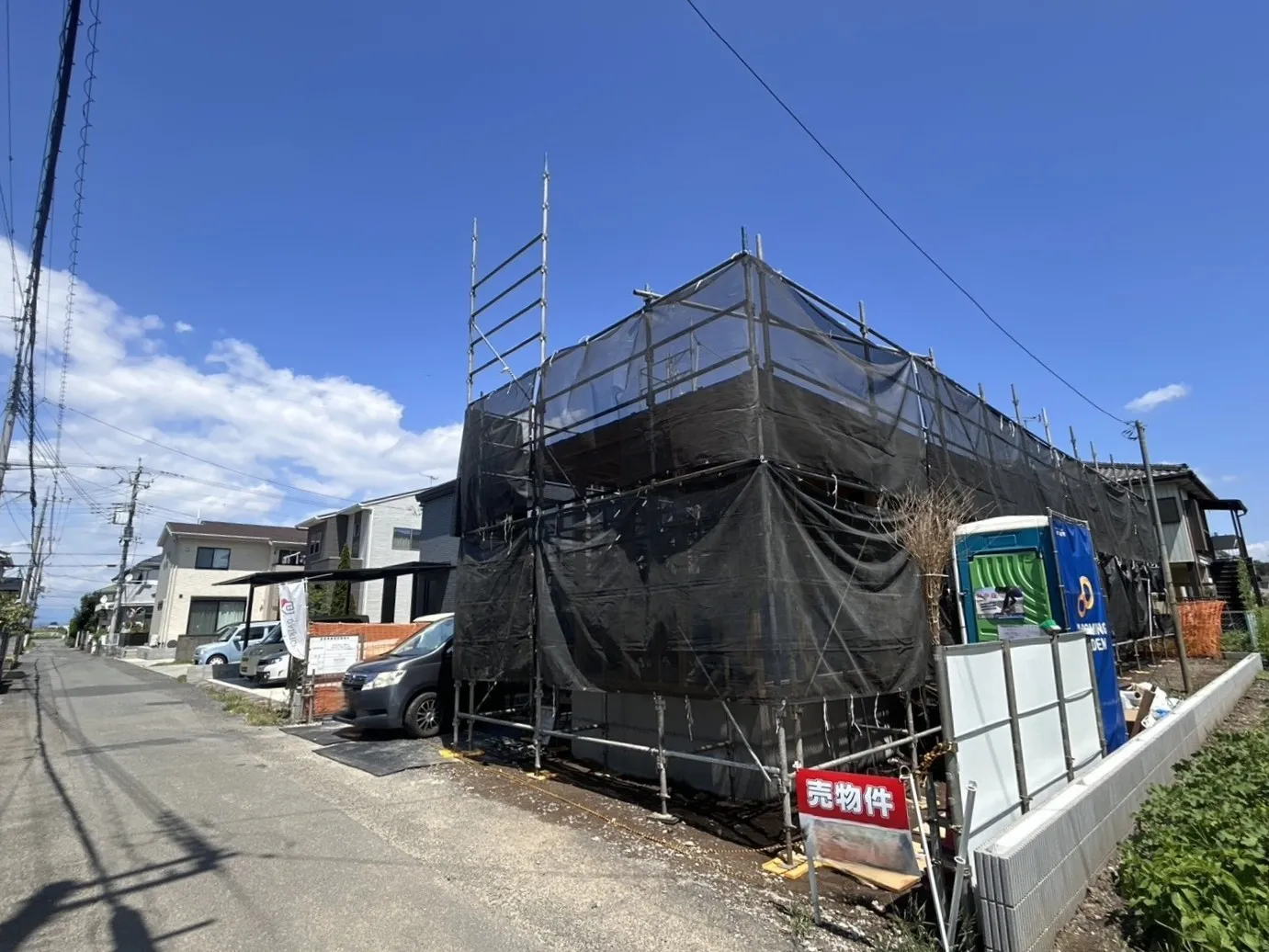 上棟しました!8月撮影
