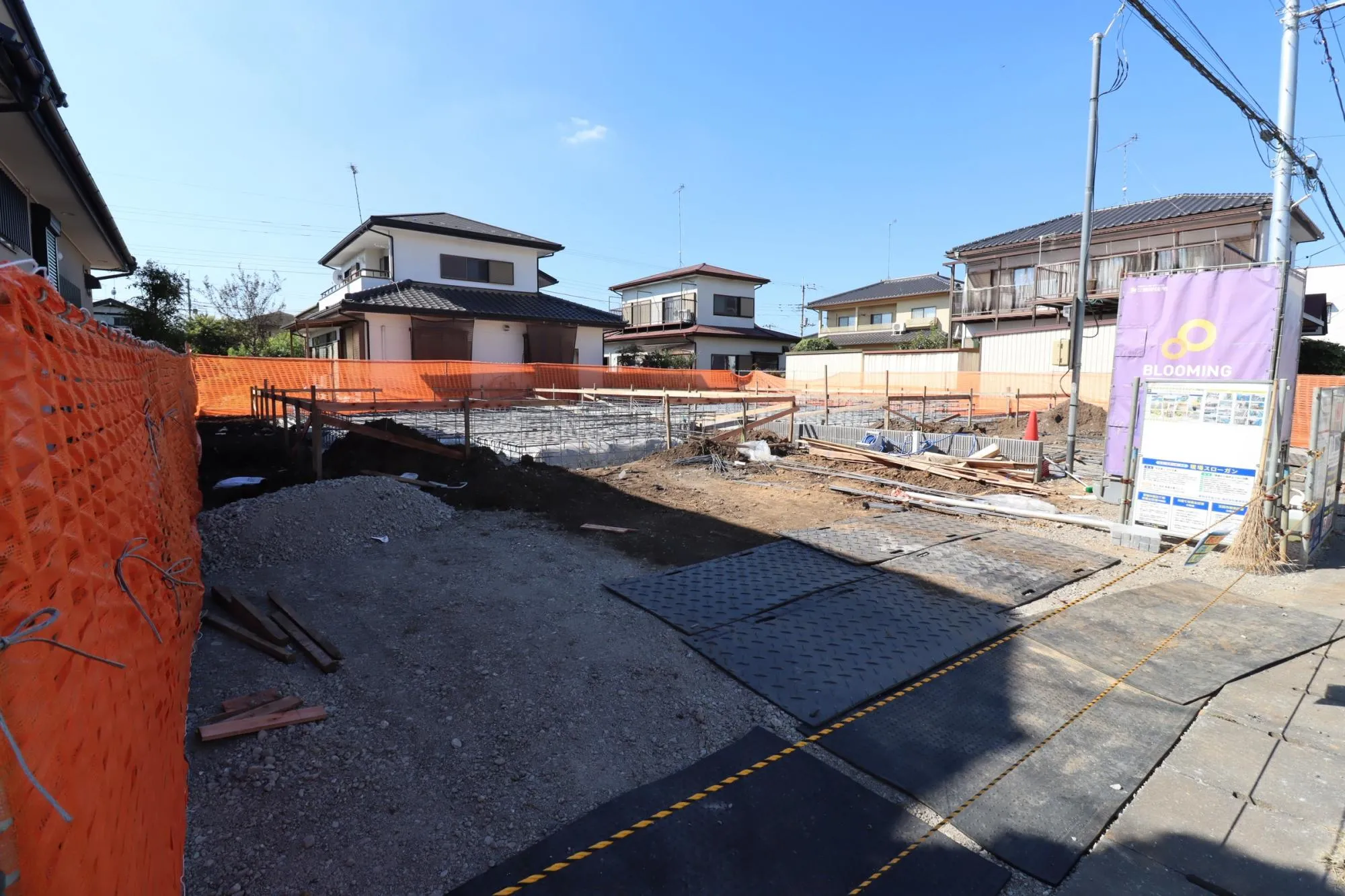外観(基礎工事中)