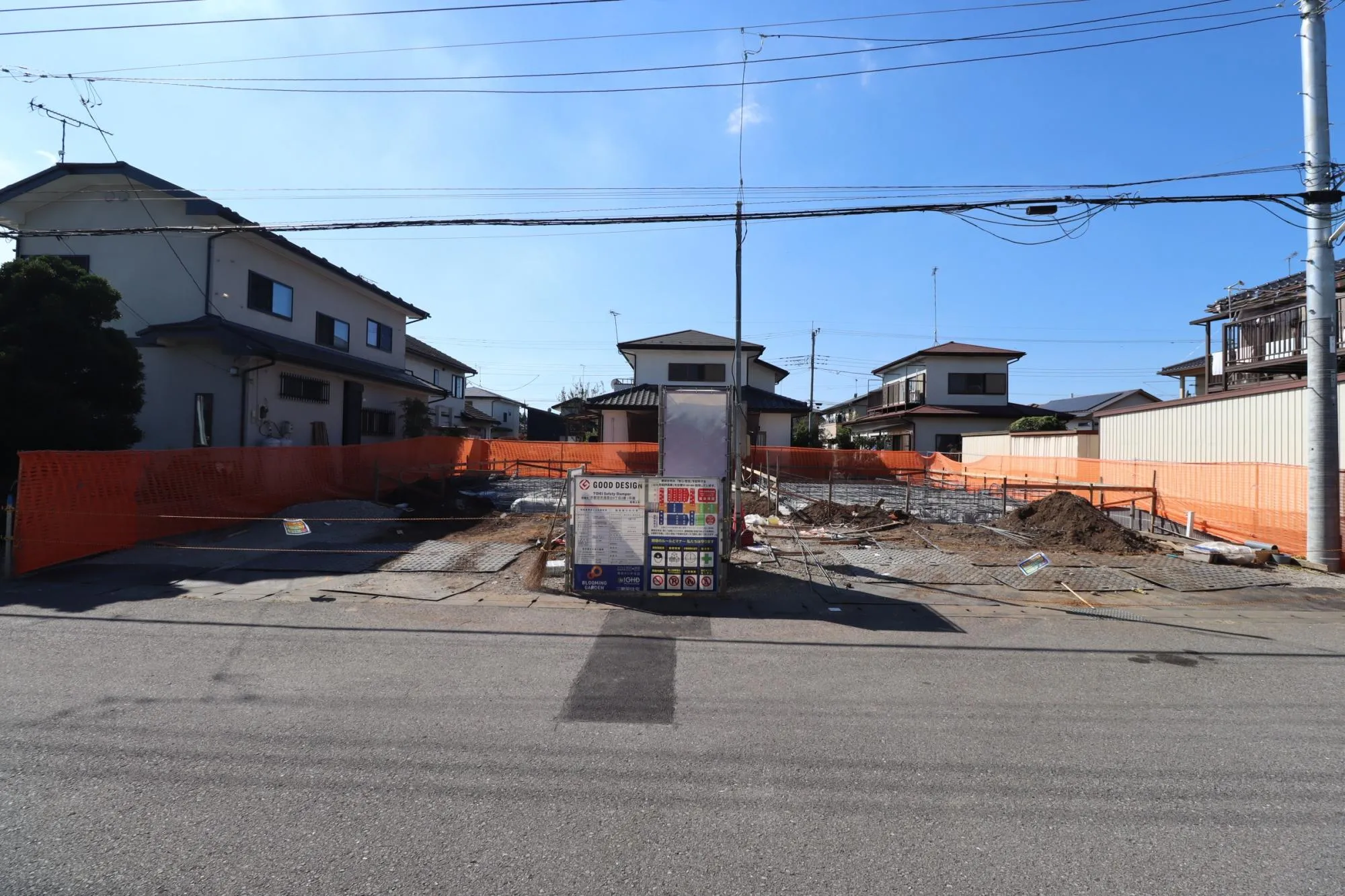 外観(基礎工事中)