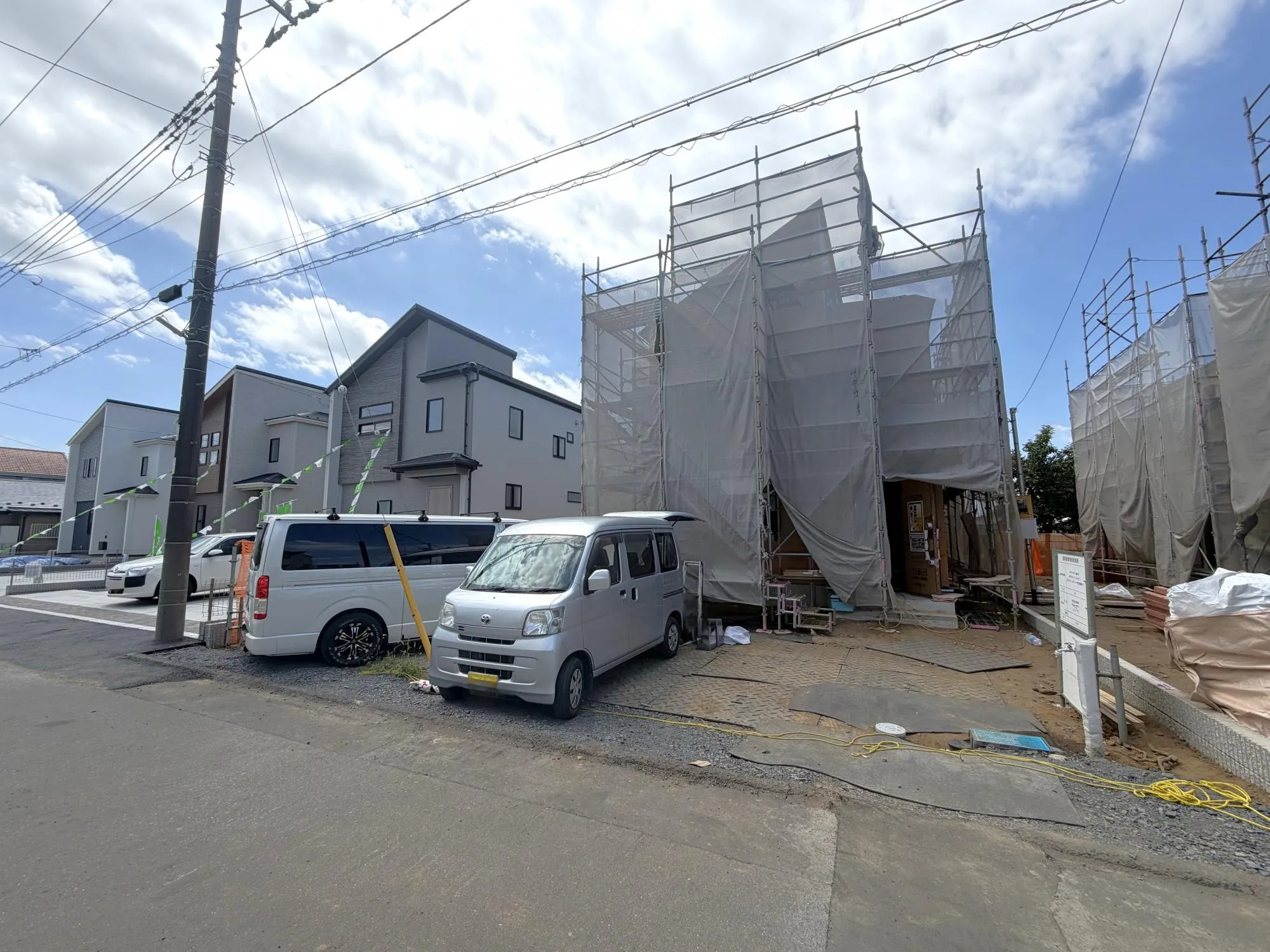 上棟しました