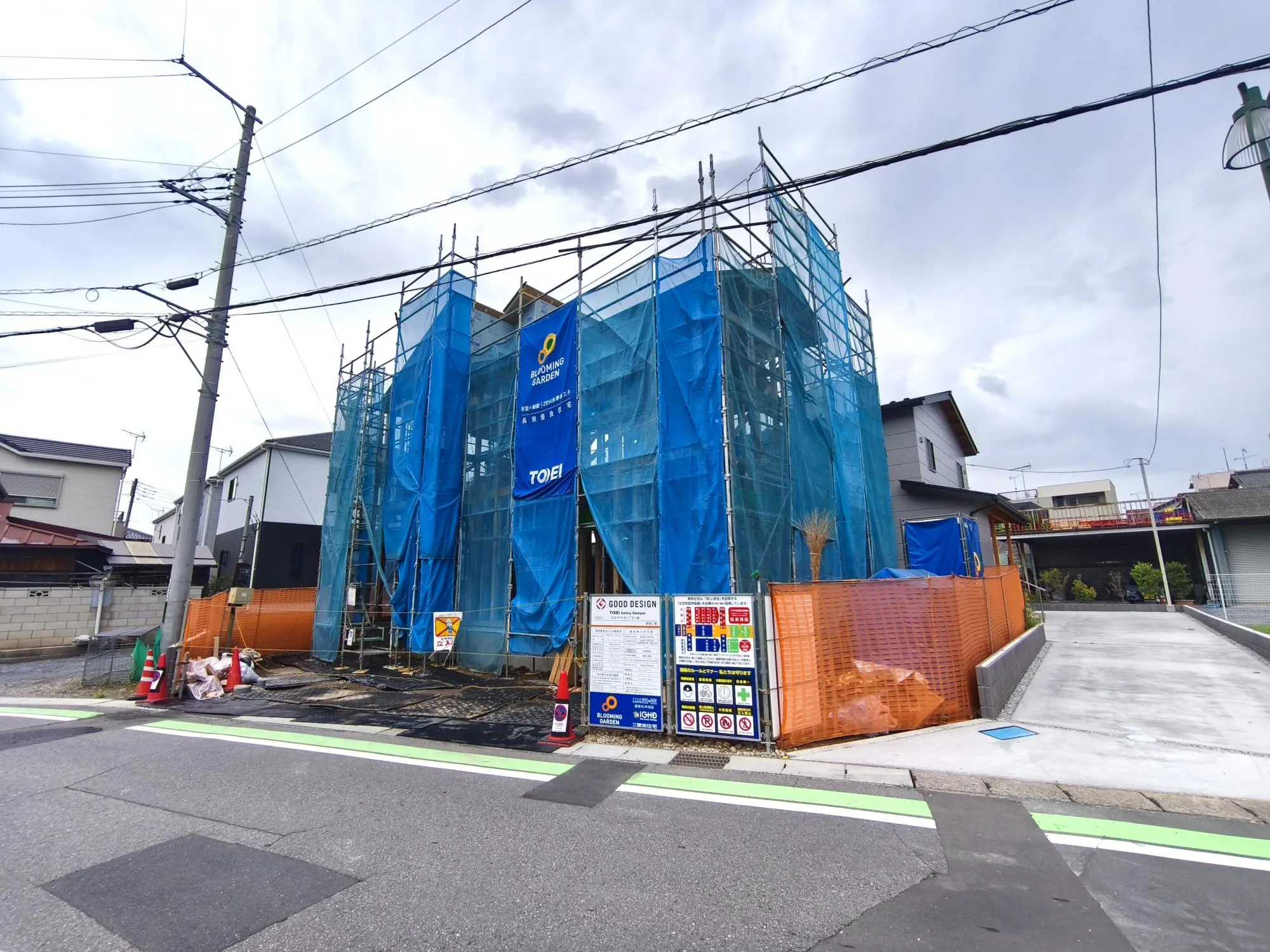 上棟しました!7月撮影