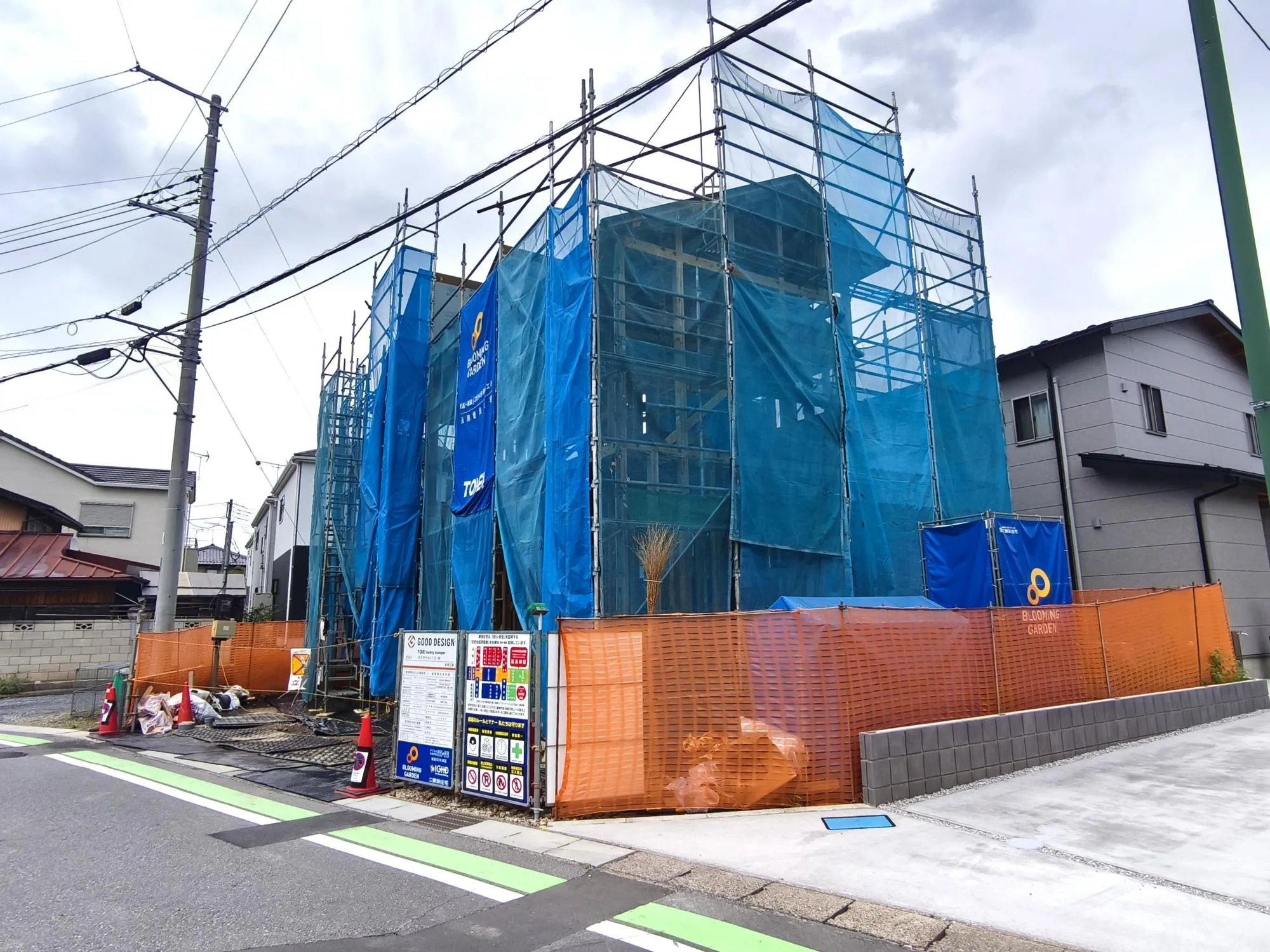 上棟しました!7月撮影