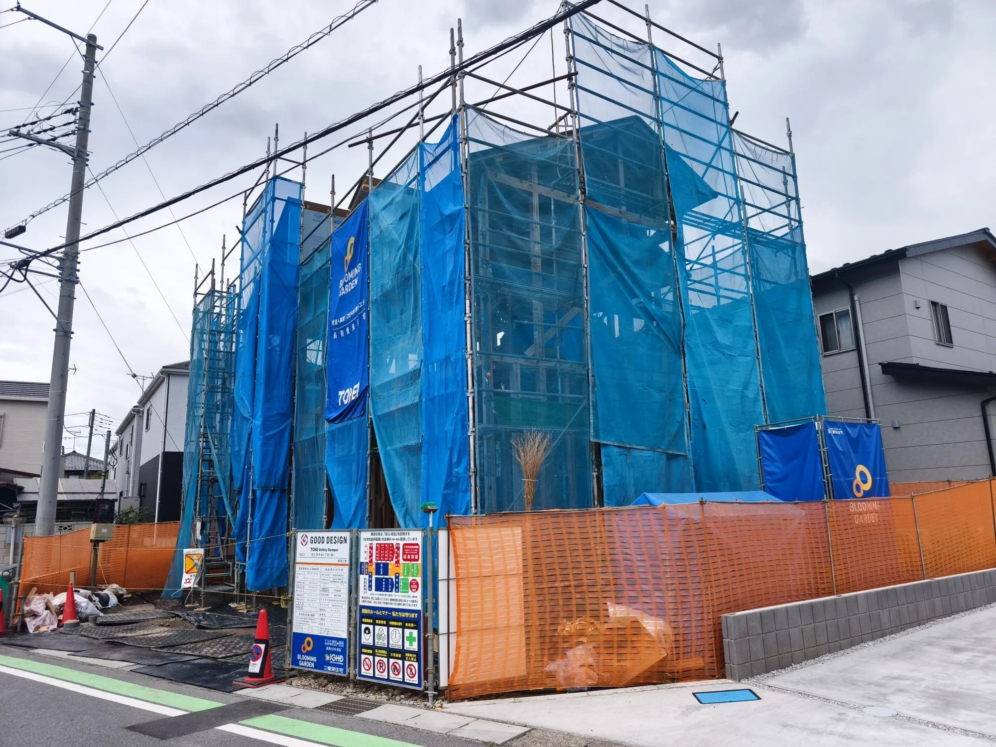 上棟しました!7月撮影