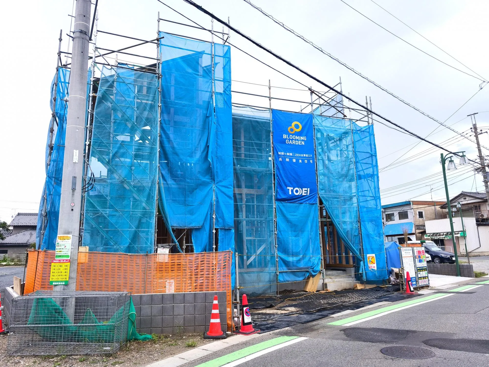 上棟しました!7月撮影