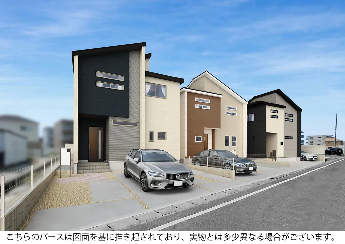 浜松市中央区三和町の「ブルーミングガーデン 浜松市中央区三和町3棟