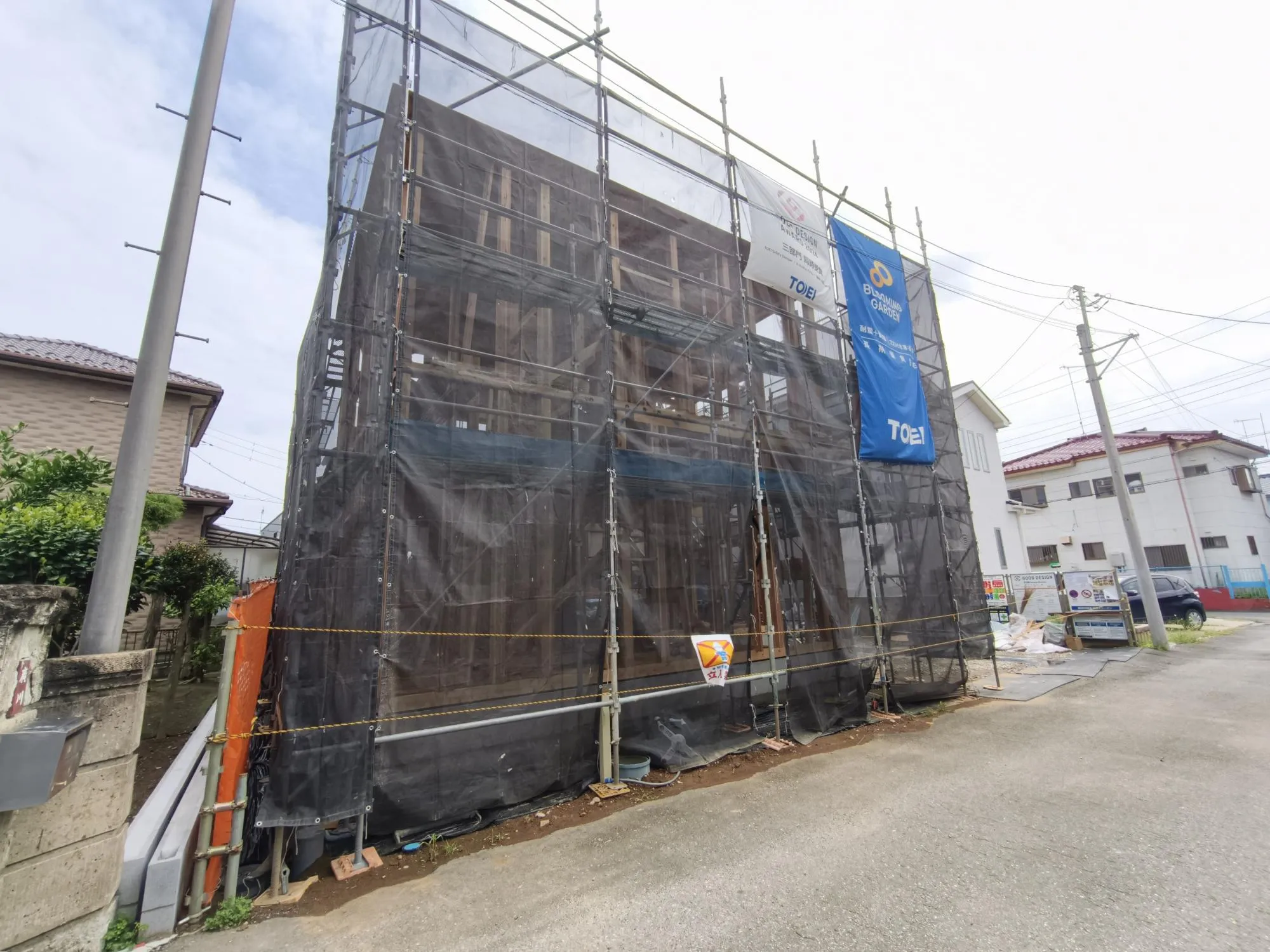 上棟しました!8月撮影